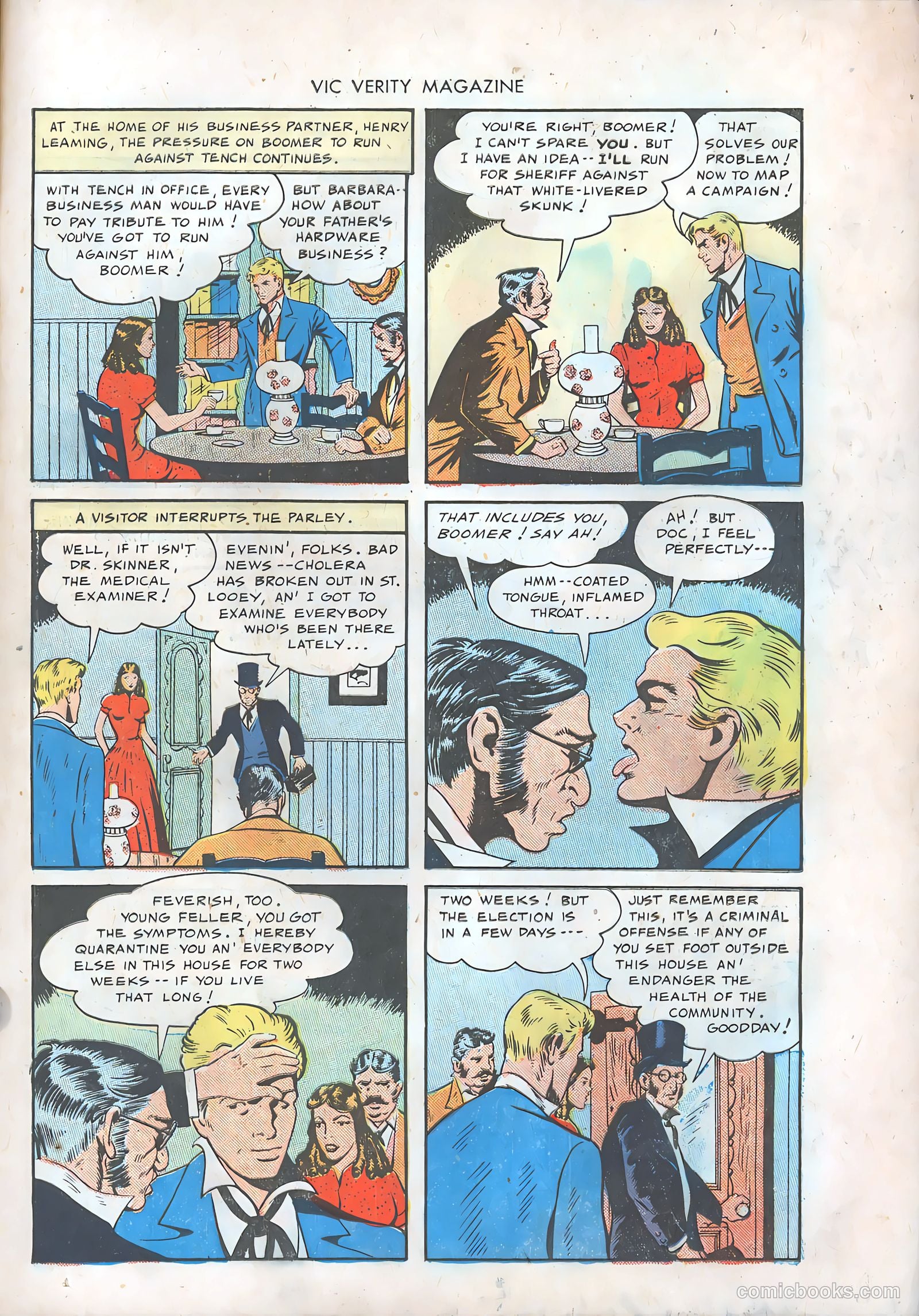 Vic Verity Magazine #7 (1946) — page 17 of 52