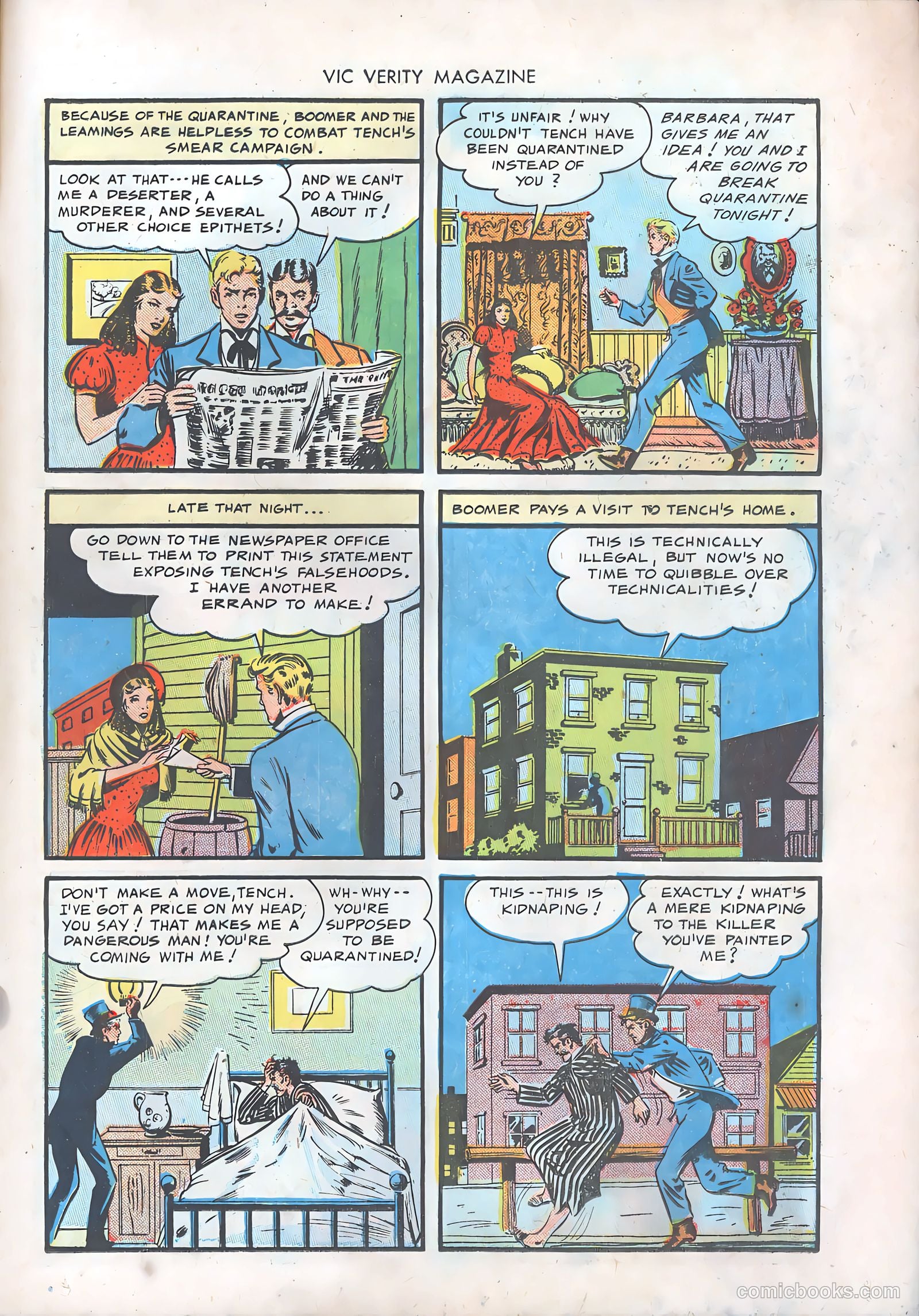 Vic Verity Magazine #7 (1946) — page 19 of 52