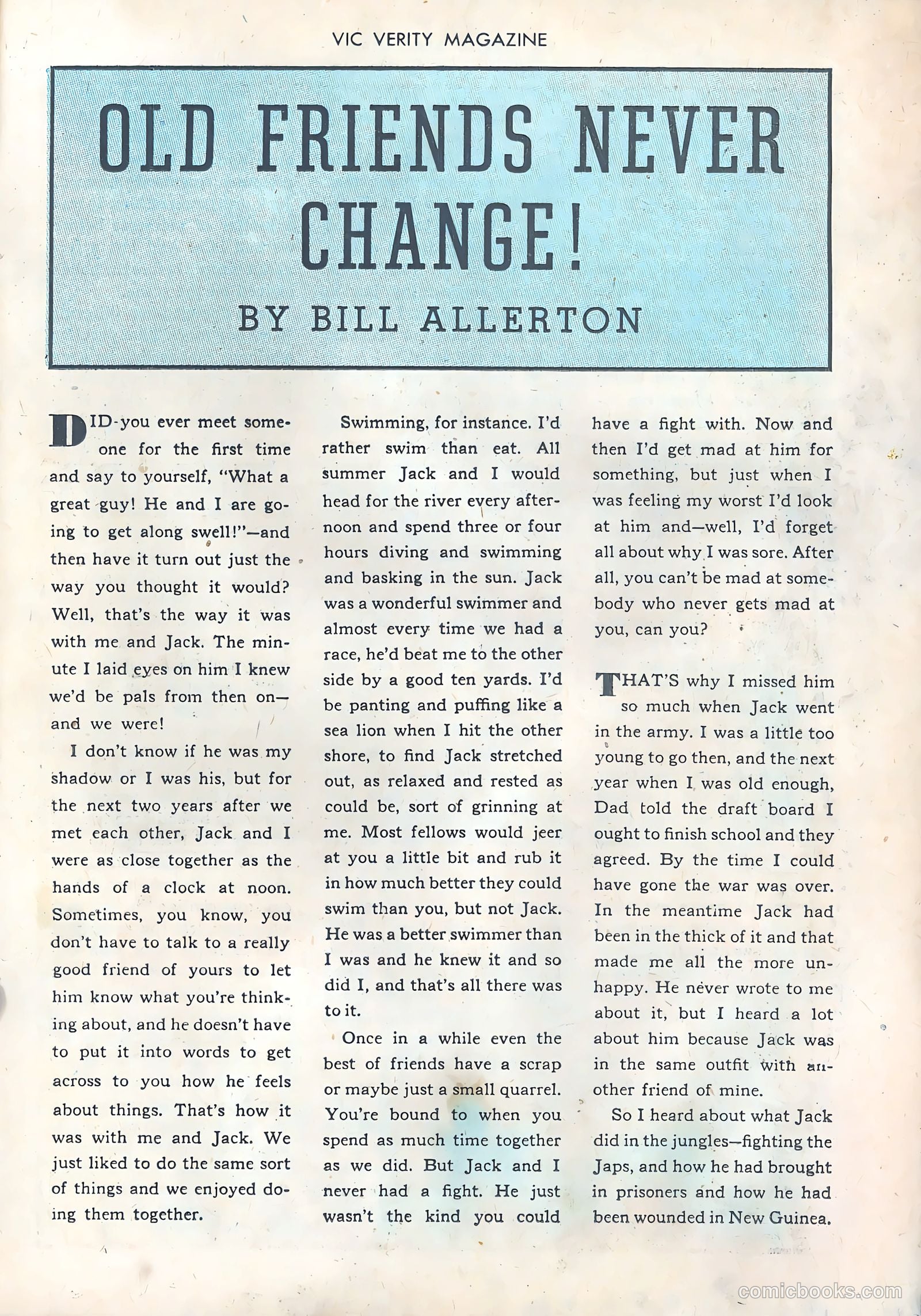 Vic Verity Magazine #7 (1946) — page 25 of 52