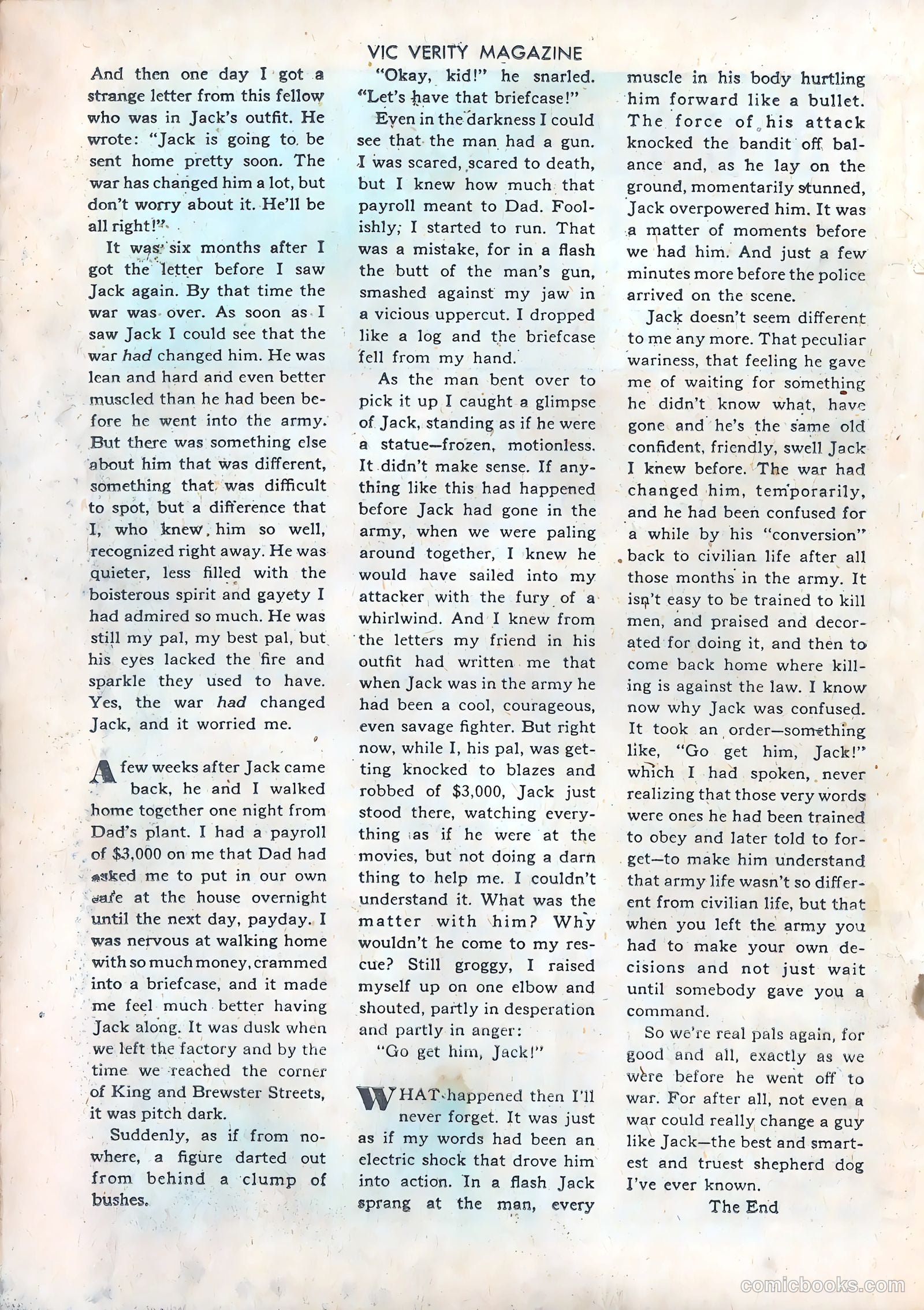 Vic Verity Magazine #7 (1946) — page 26 of 52