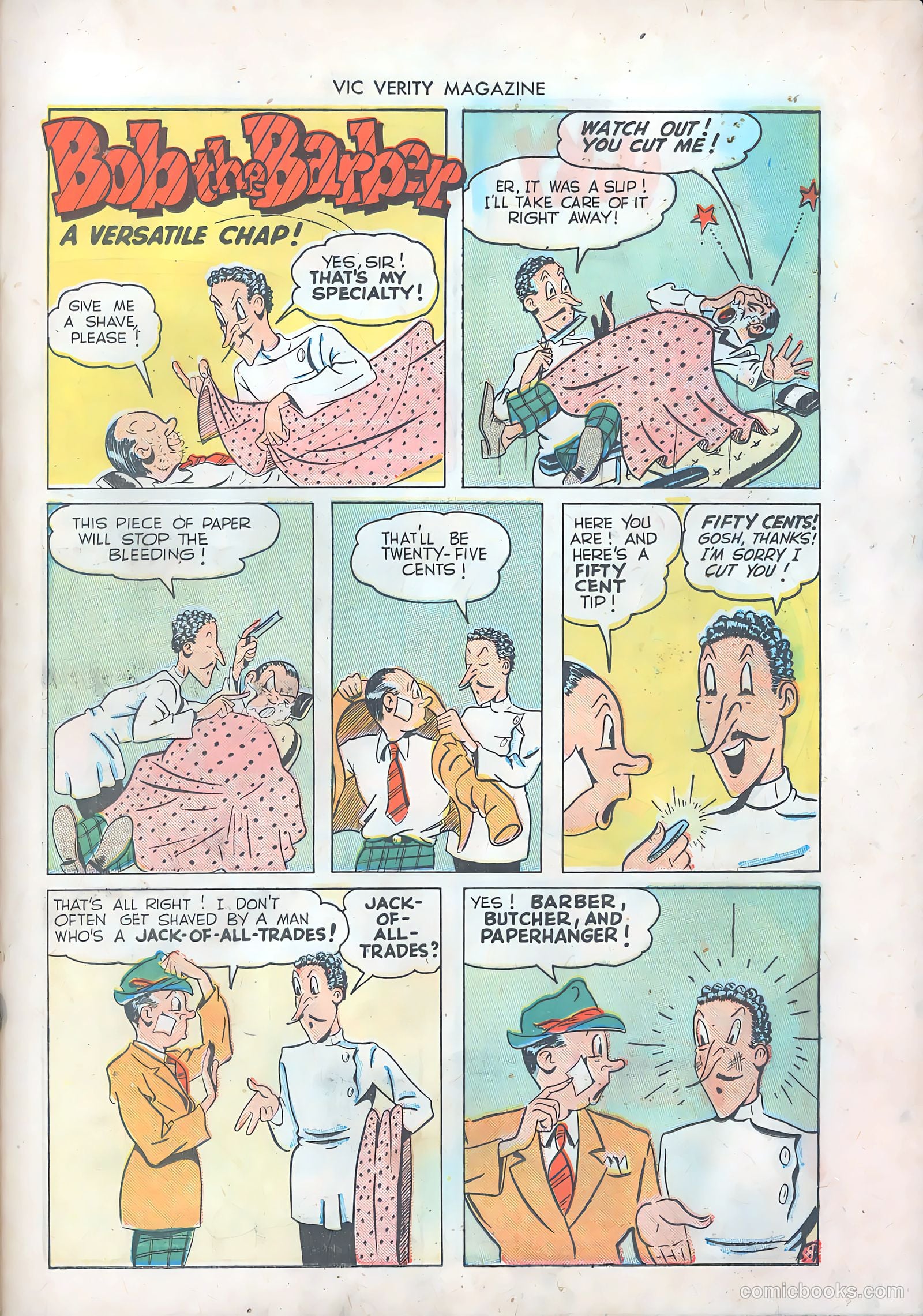 Vic Verity Magazine #7 (1946) — page 37 of 52