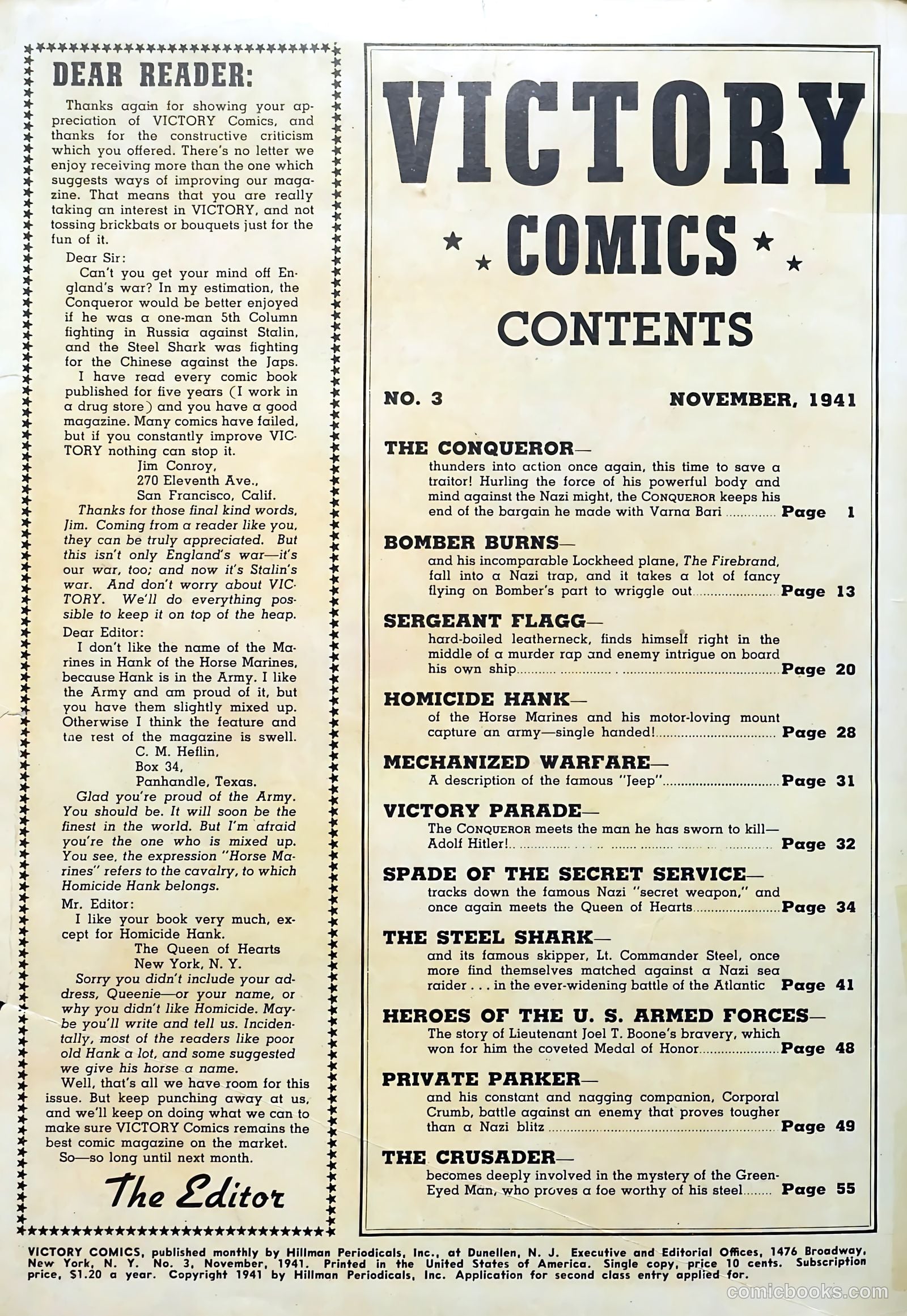 Victory Comics #3 (1941) — page 2 of 68