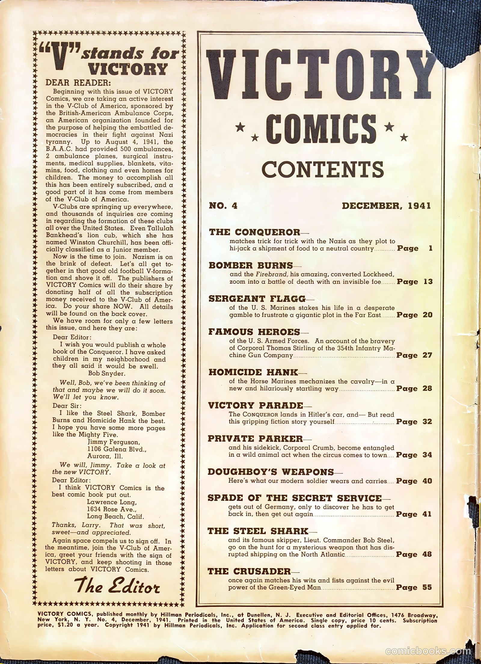 Victory Comics #4 (1941) — page 2 of 67
