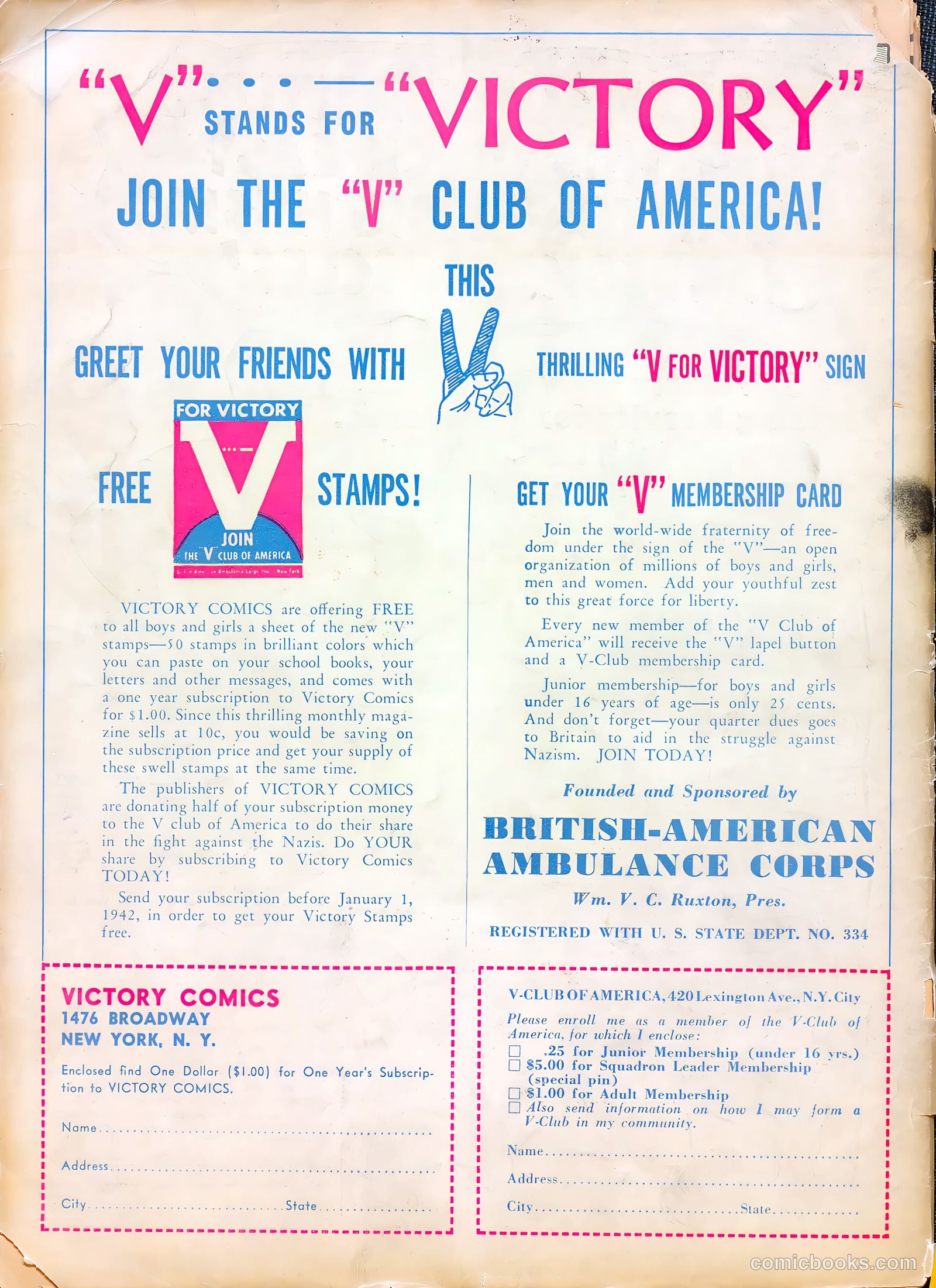 Victory Comics #4 (1941) — page 67 of 67