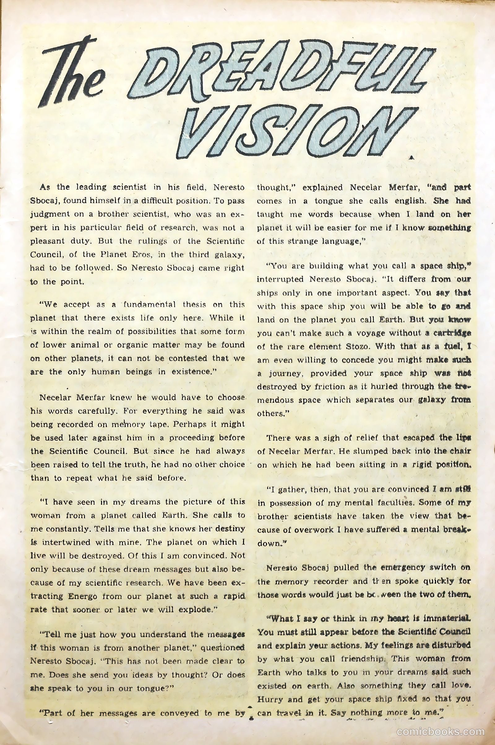 Voodoo #17 (1954) — page 17 of 36