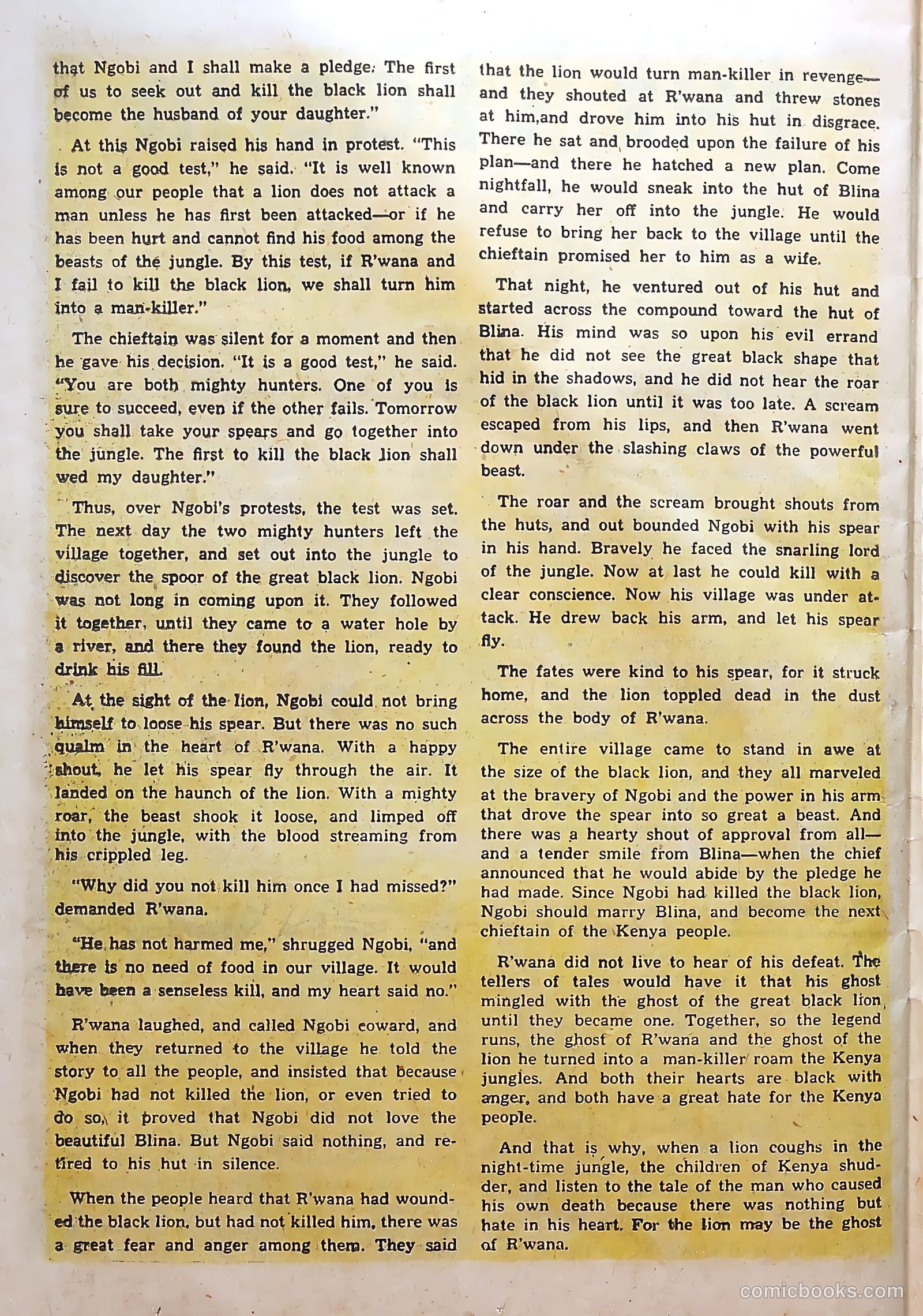 Voodoo #19 (1955) — page 26 of 36