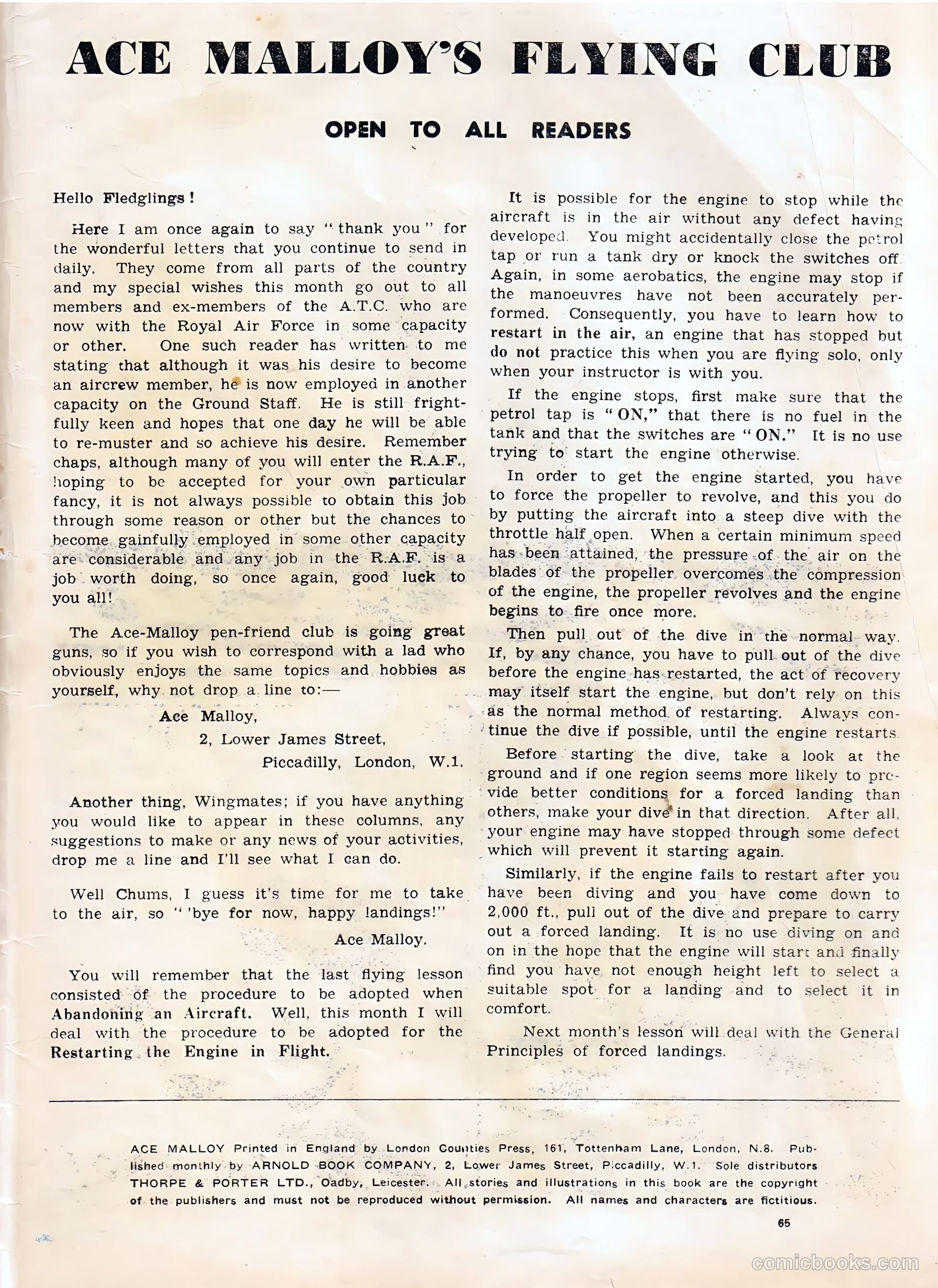 Ace Malloy of the Special Squadron #65 — page 27 of 28