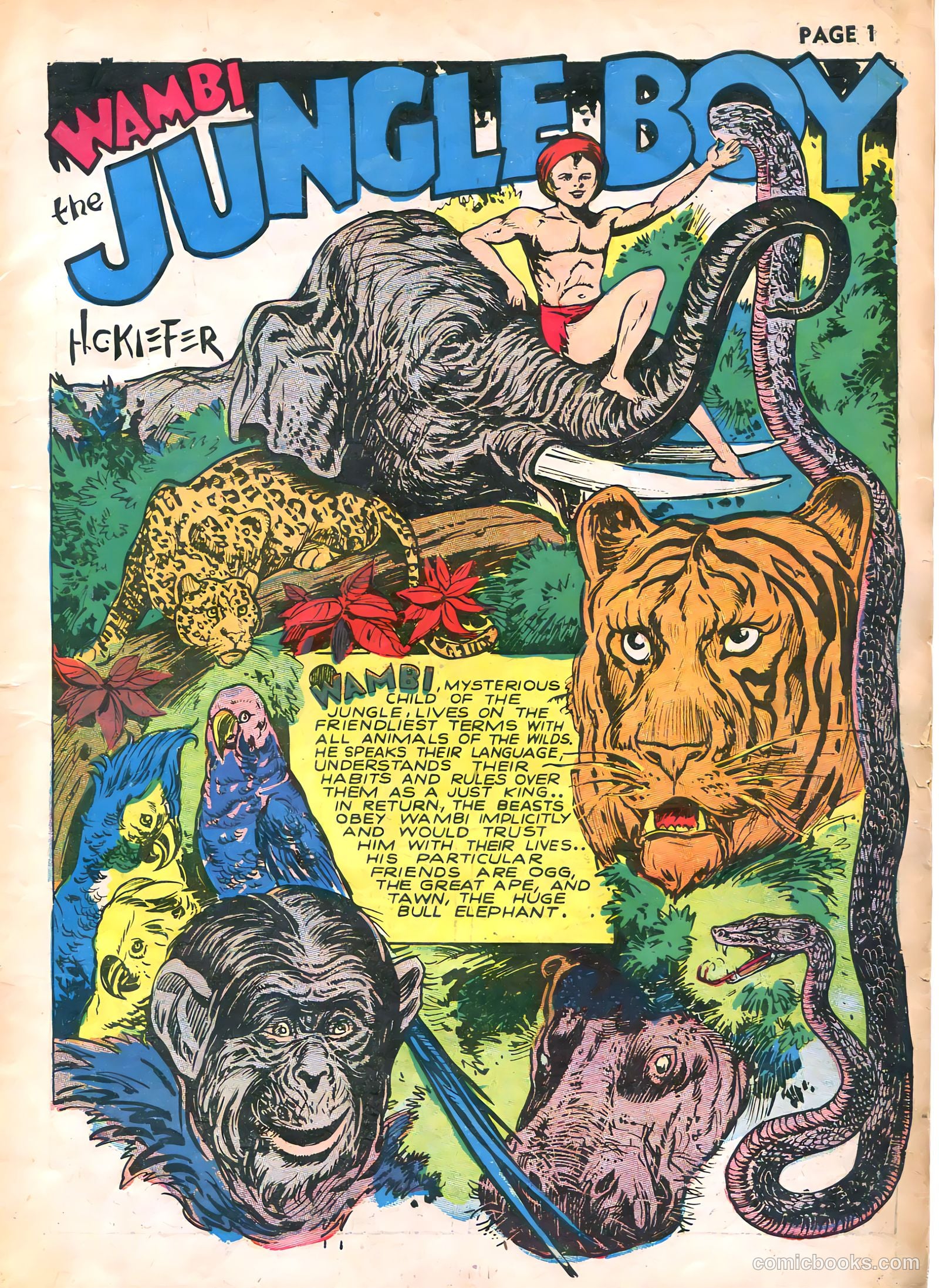Wambi, Jungle Boy #1 (1942) — page 4 of 69
