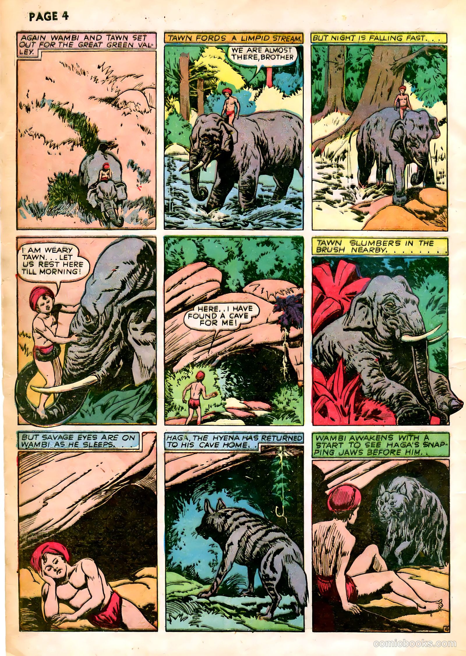 Wambi, Jungle Boy #1 (1942) — page 7 of 69