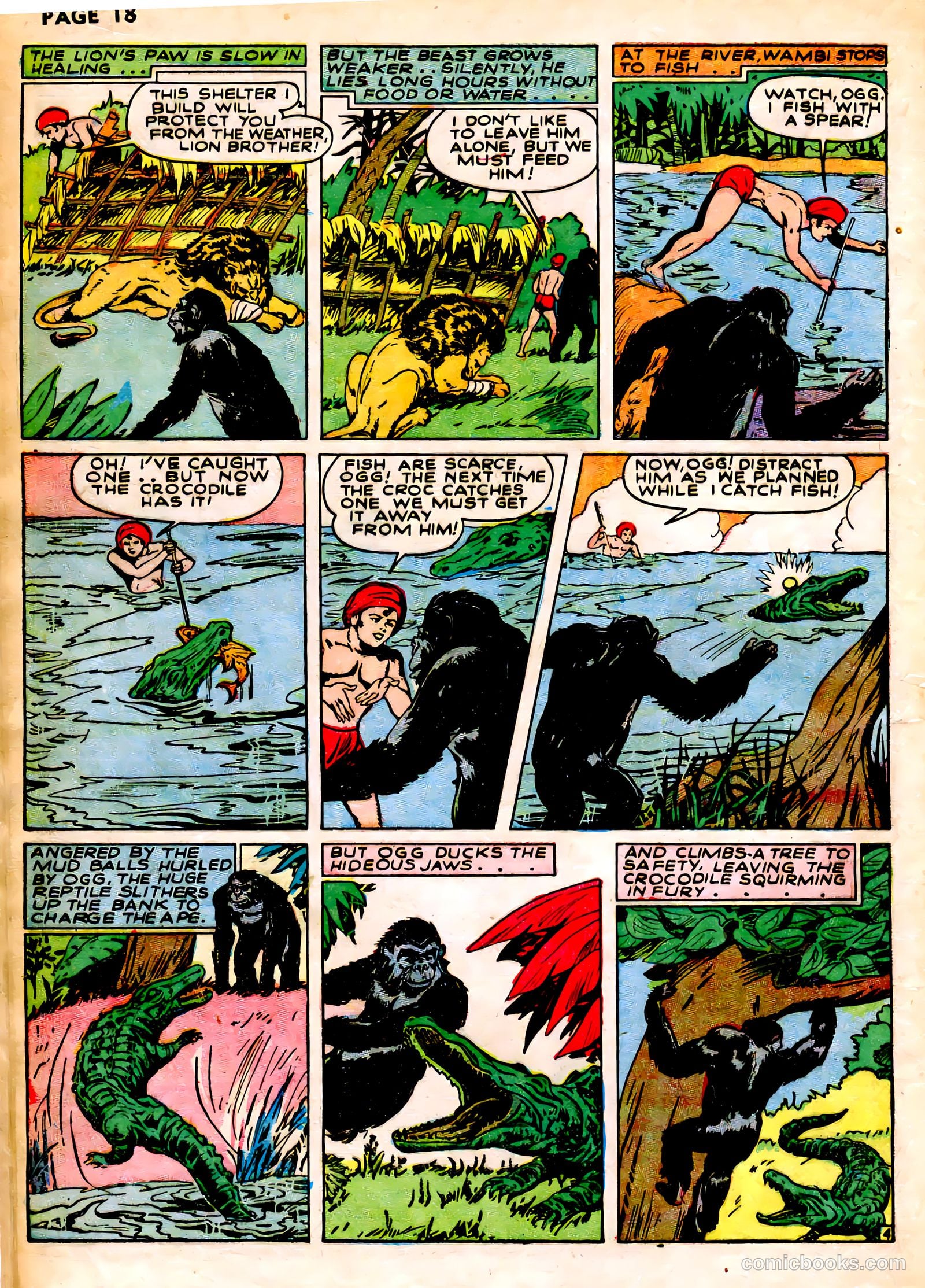 Wambi, Jungle Boy #1 (1942) — page 21 of 69