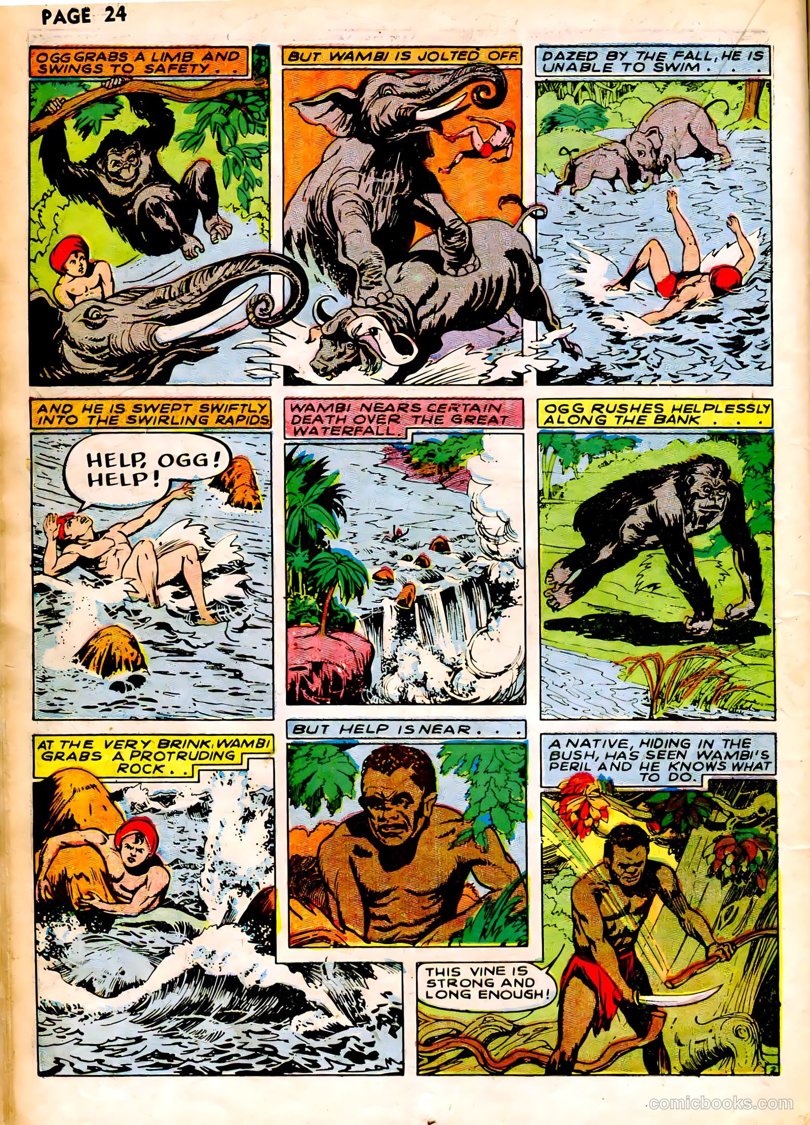 Wambi, Jungle Boy #1 (1942) — page 27 of 69