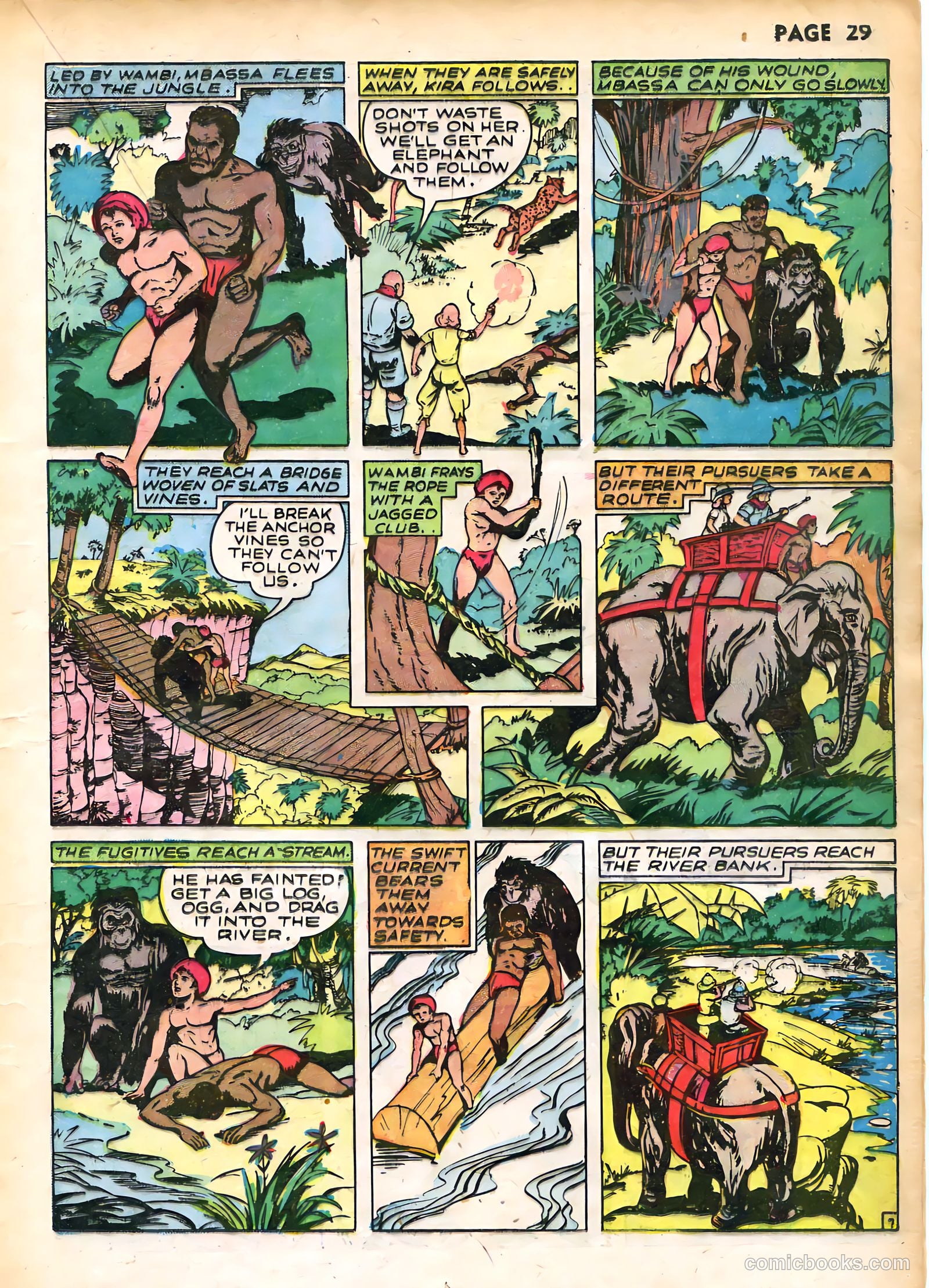 Wambi, Jungle Boy #1 (1942) — page 32 of 69