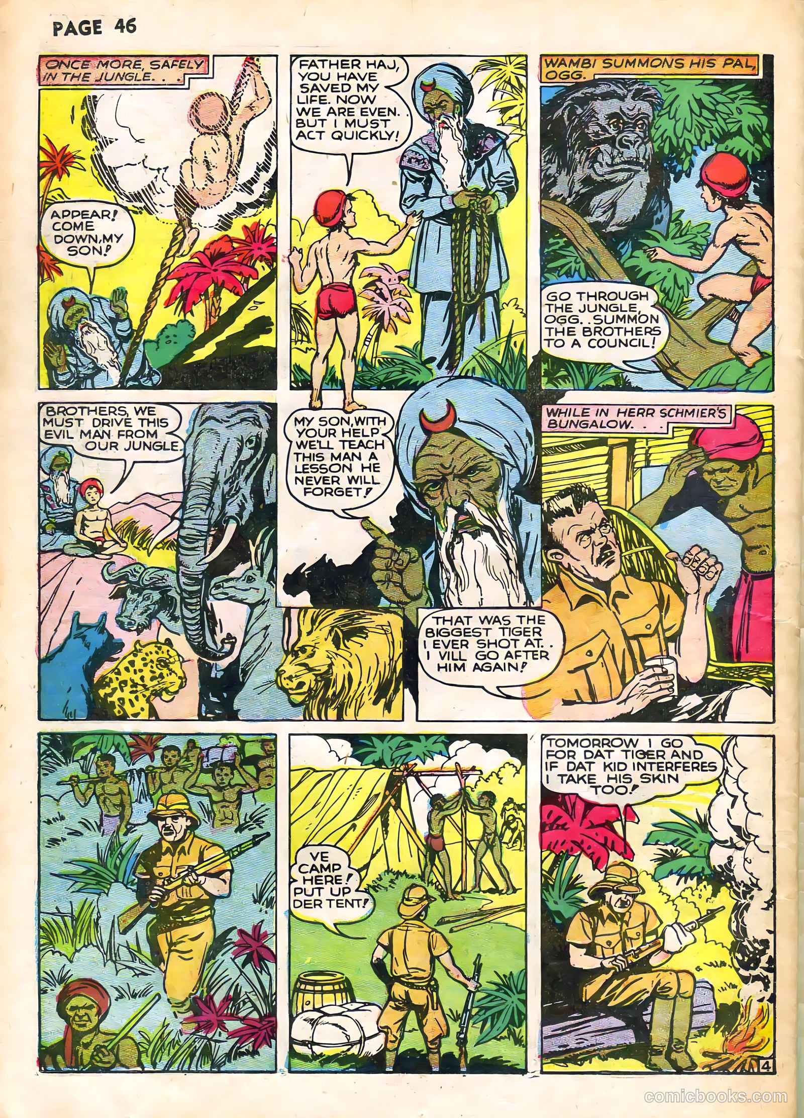 Wambi, Jungle Boy #1 (1942) — page 49 of 69