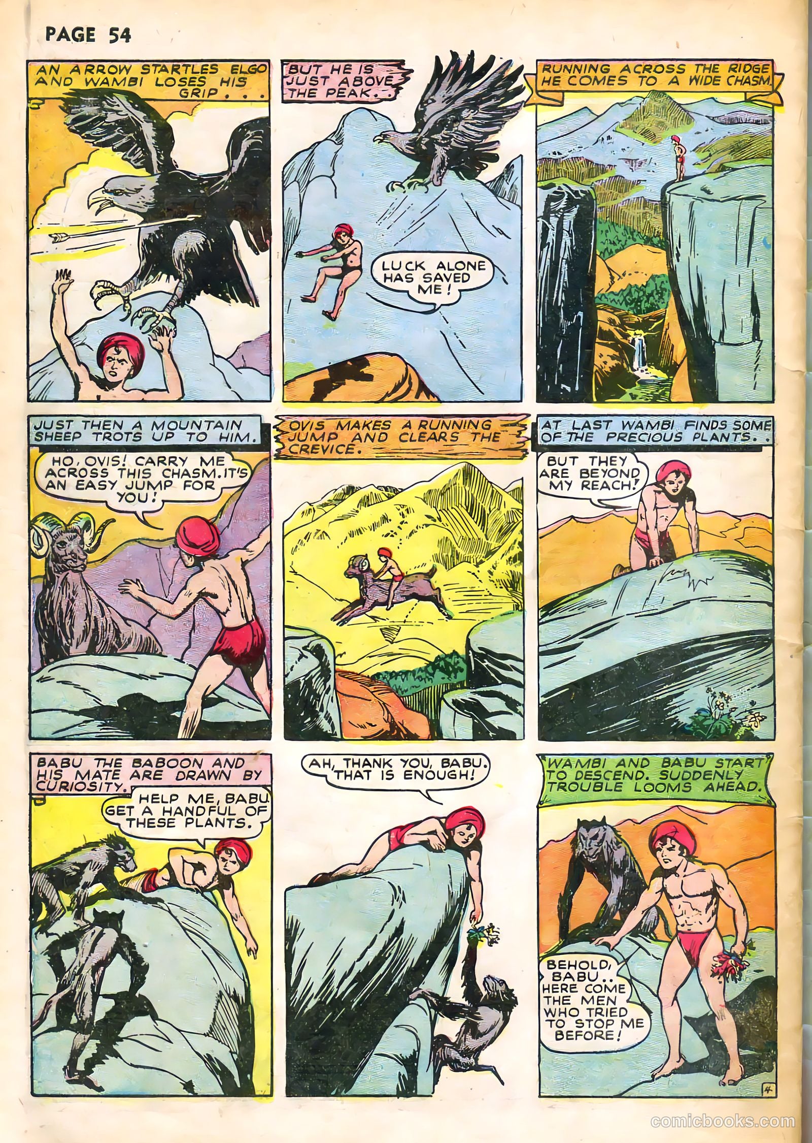 Wambi, Jungle Boy #1 (1942) — page 57 of 69