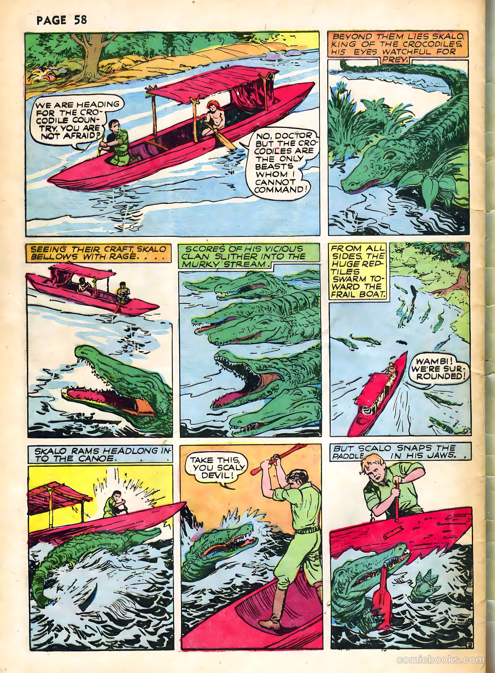 Wambi, Jungle Boy #1 (1942) — page 61 of 69