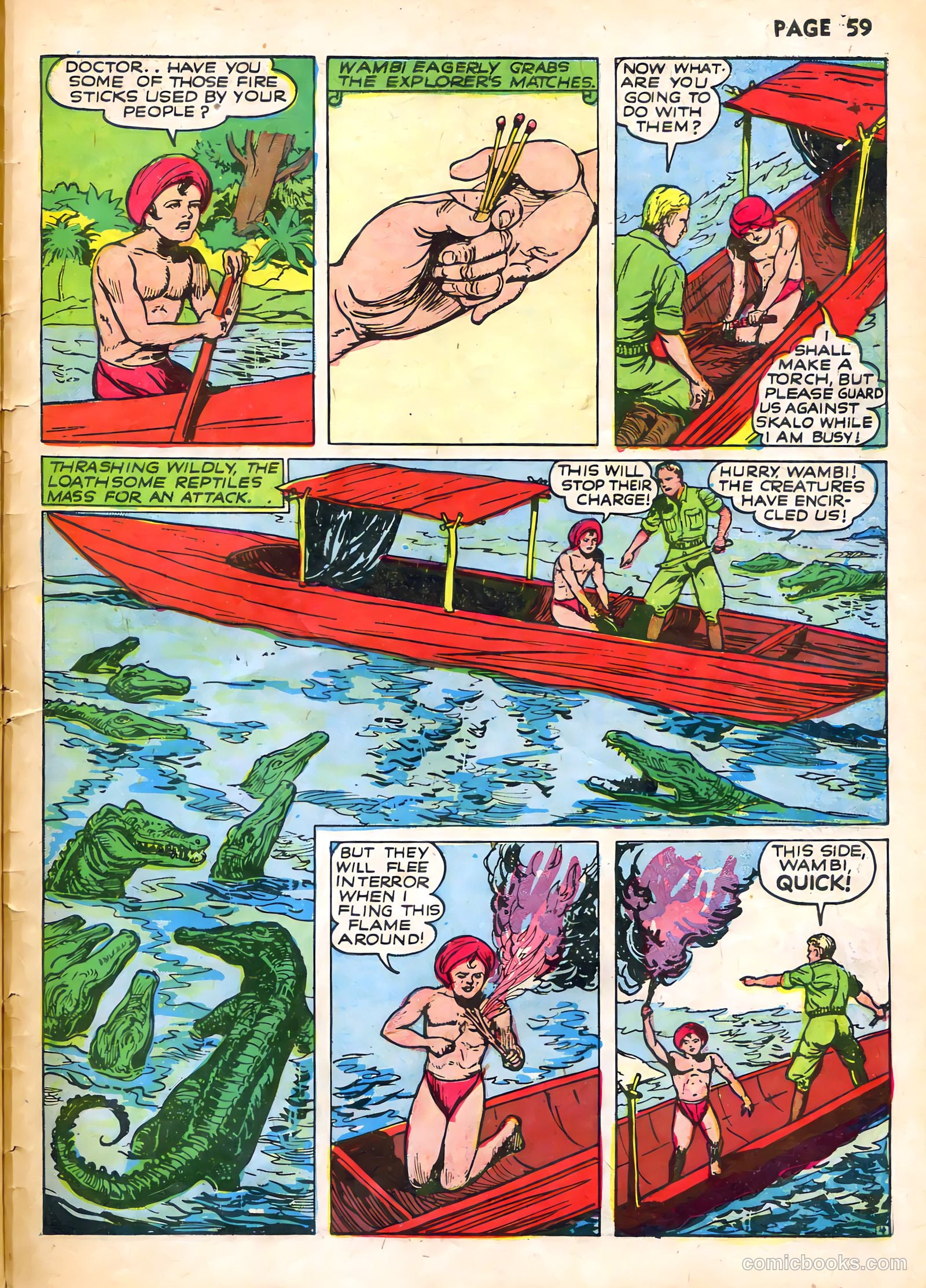 Wambi, Jungle Boy #1 (1942) — page 62 of 69