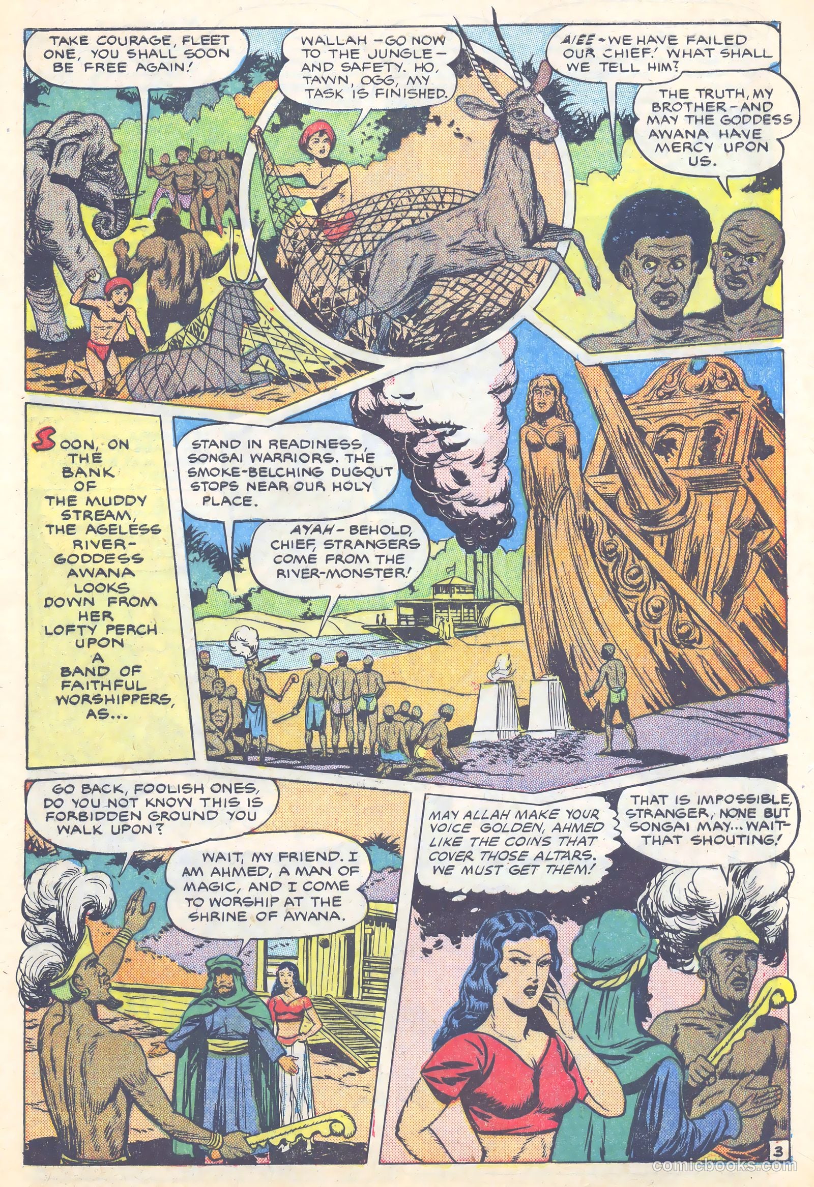 Wambi, Jungle Boy #10 (1950) — page 5 of 36