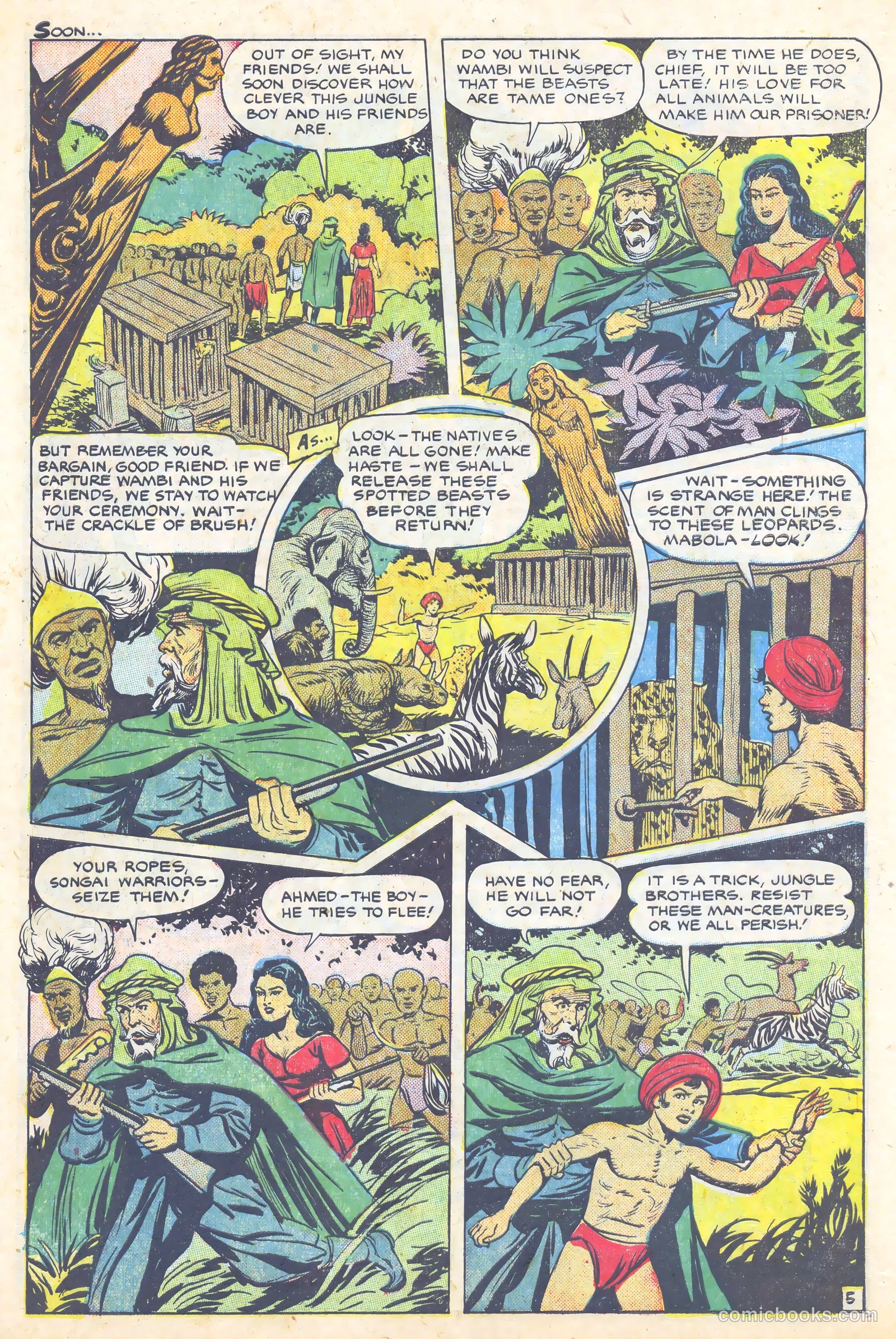 Wambi, Jungle Boy #10 (1950) — page 7 of 36