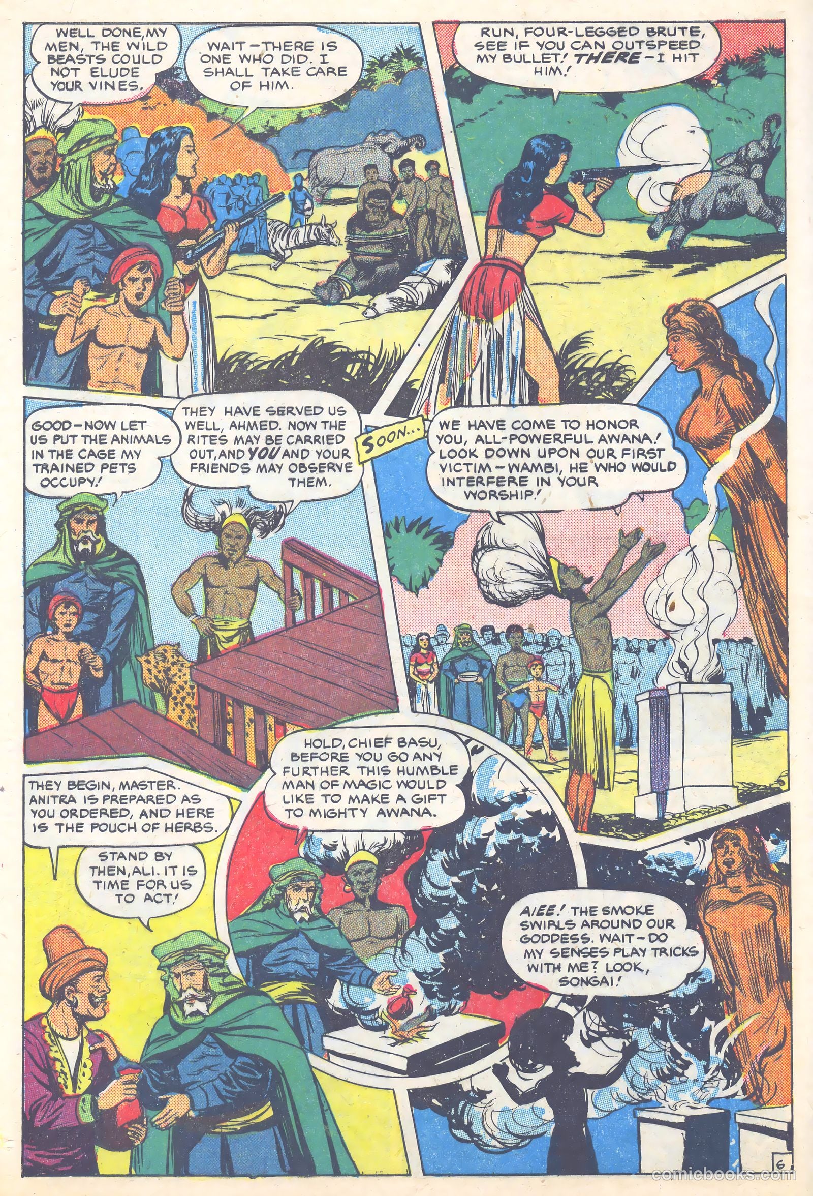 Wambi, Jungle Boy #10 (1950) — page 8 of 36