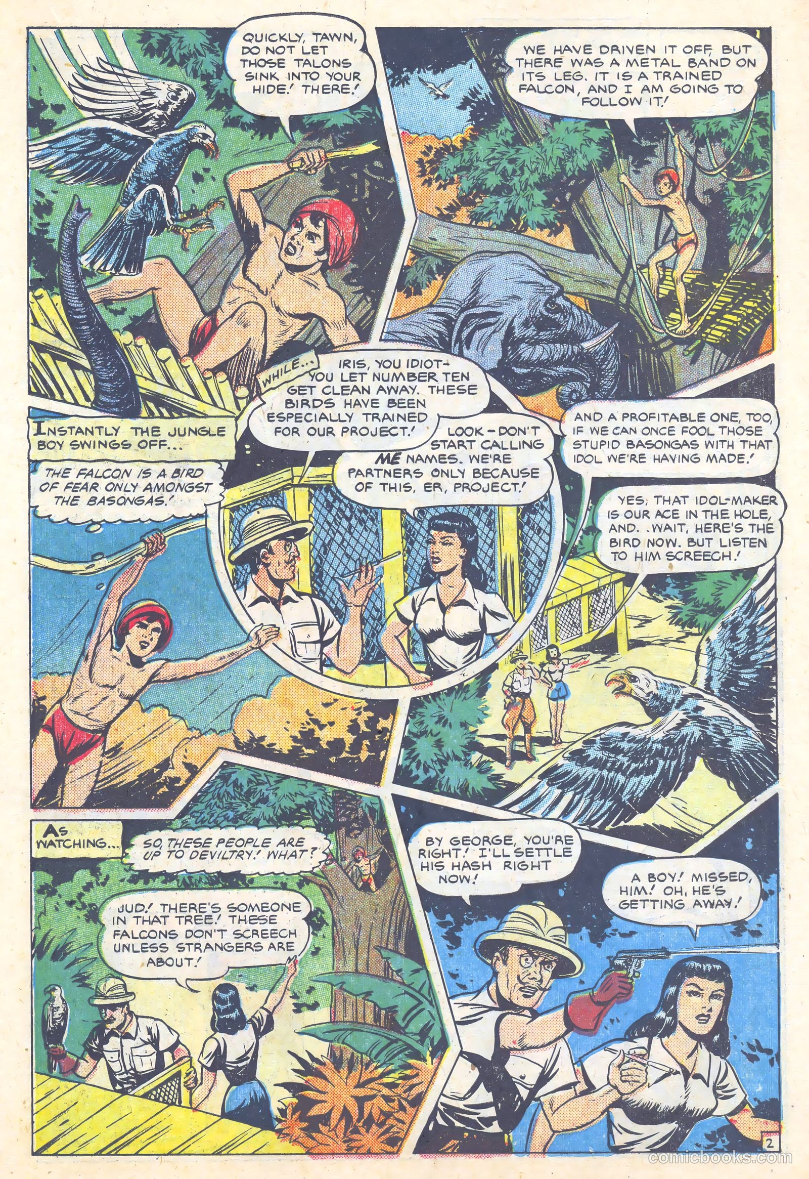 Wambi, Jungle Boy #10 (1950) — page 15 of 36