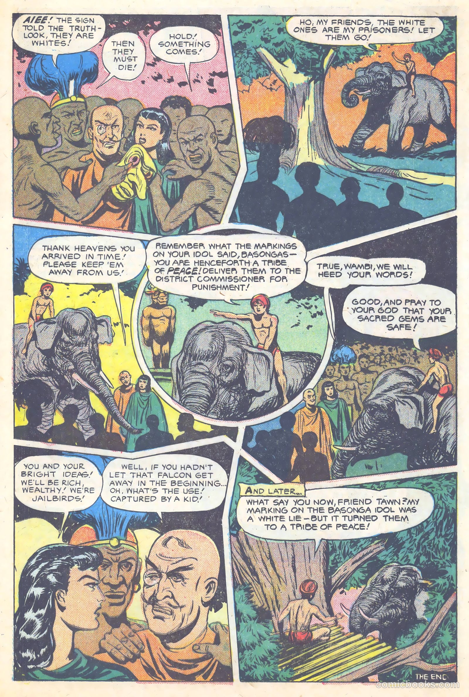 Wambi, Jungle Boy #10 (1950) — page 20 of 36