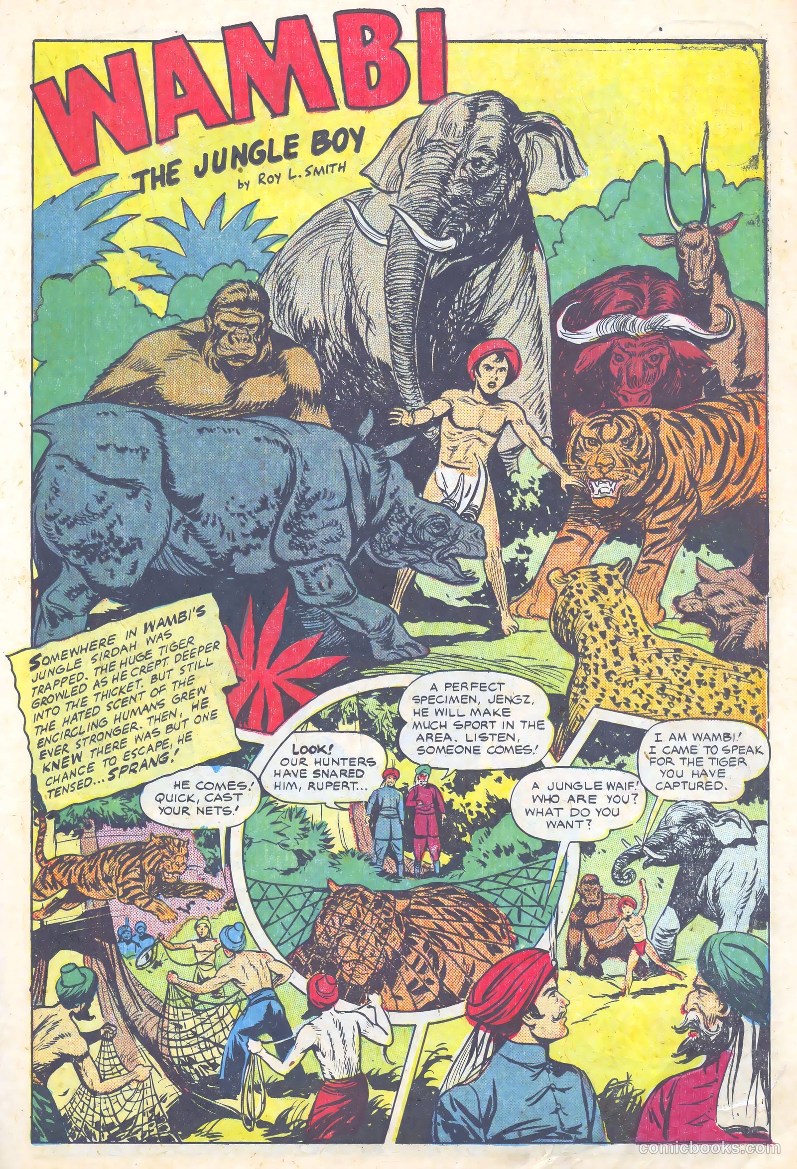 Wambi, Jungle Boy #10 (1950) — page 23 of 36