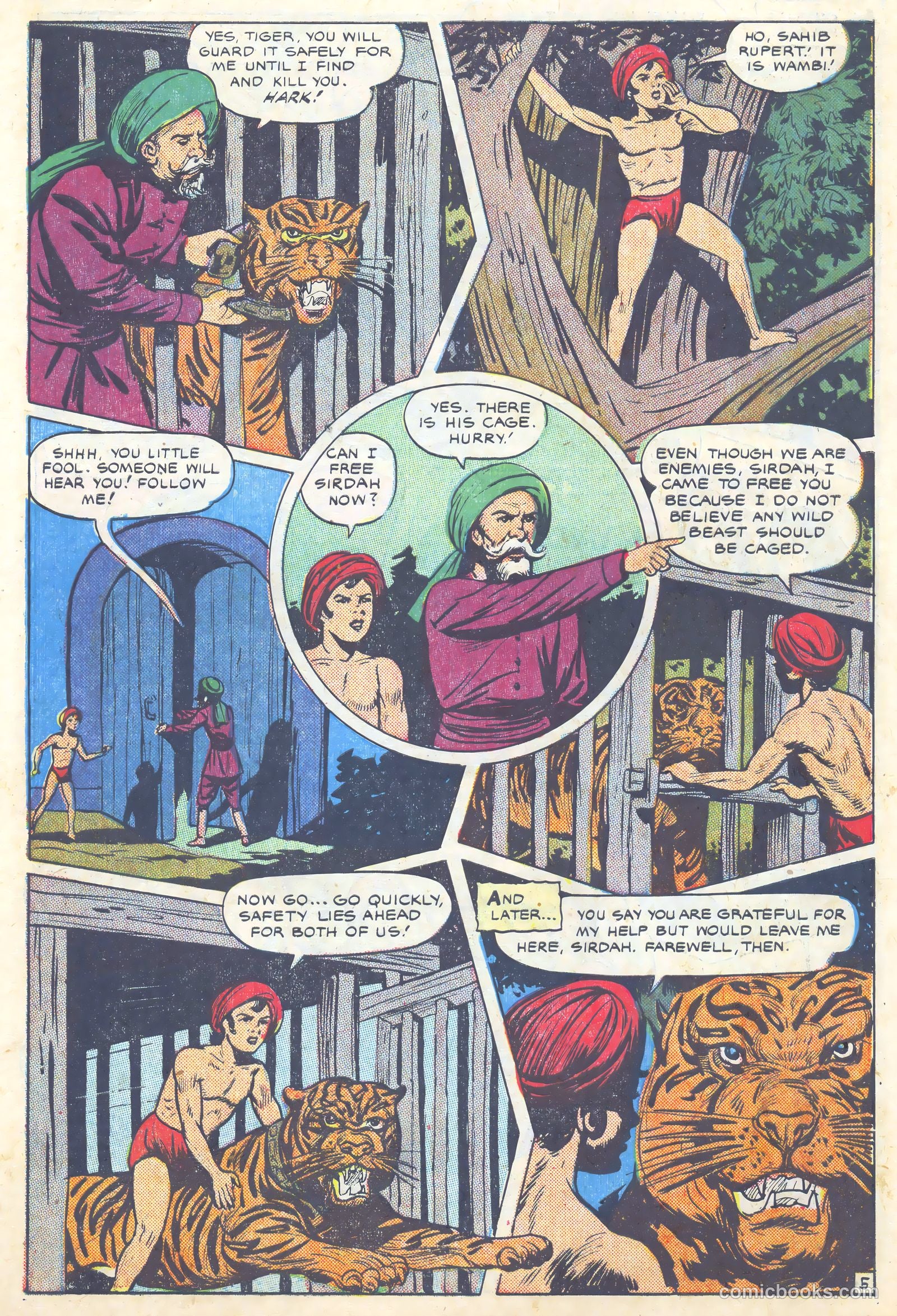 Wambi, Jungle Boy #10 (1950) — page 27 of 36