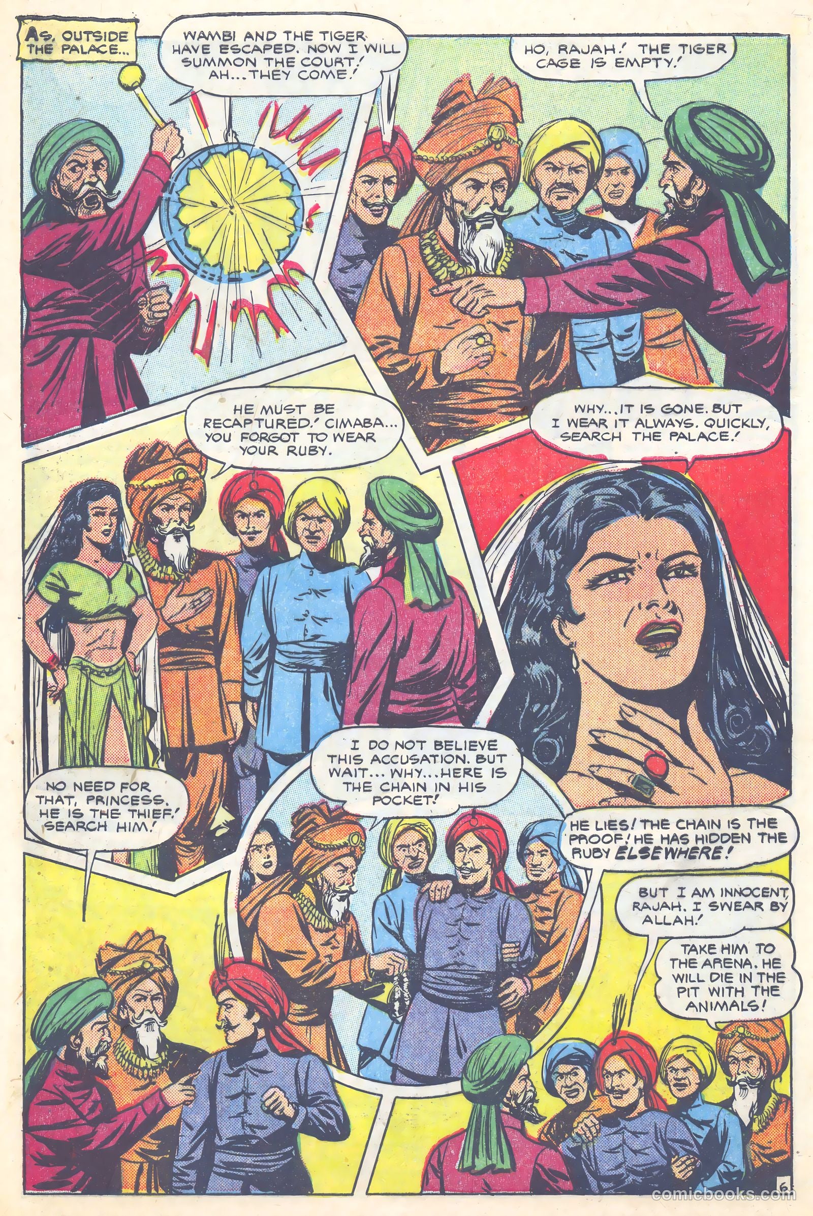 Wambi, Jungle Boy #10 (1950) — page 28 of 36