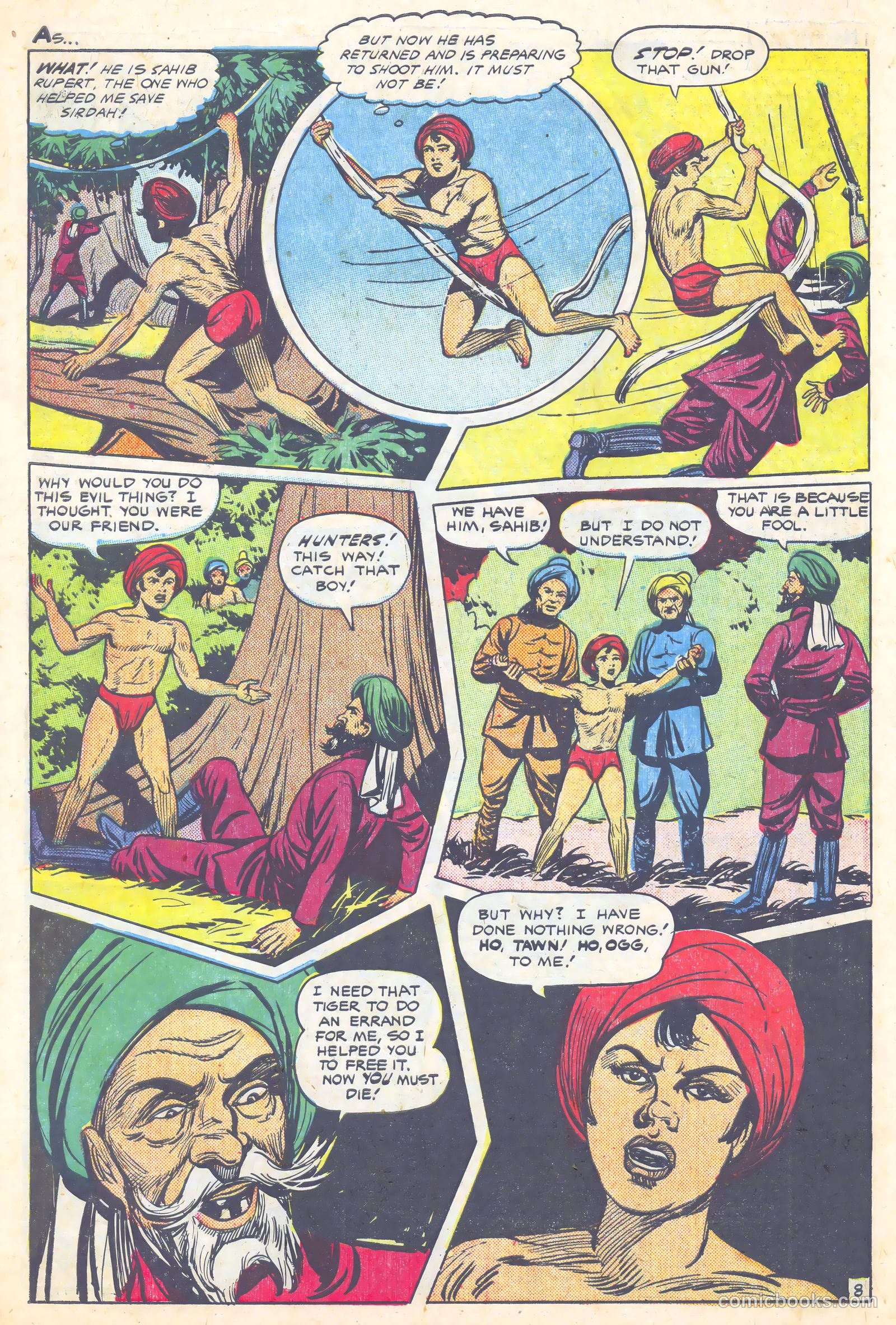 Wambi, Jungle Boy #10 (1950) — page 30 of 36