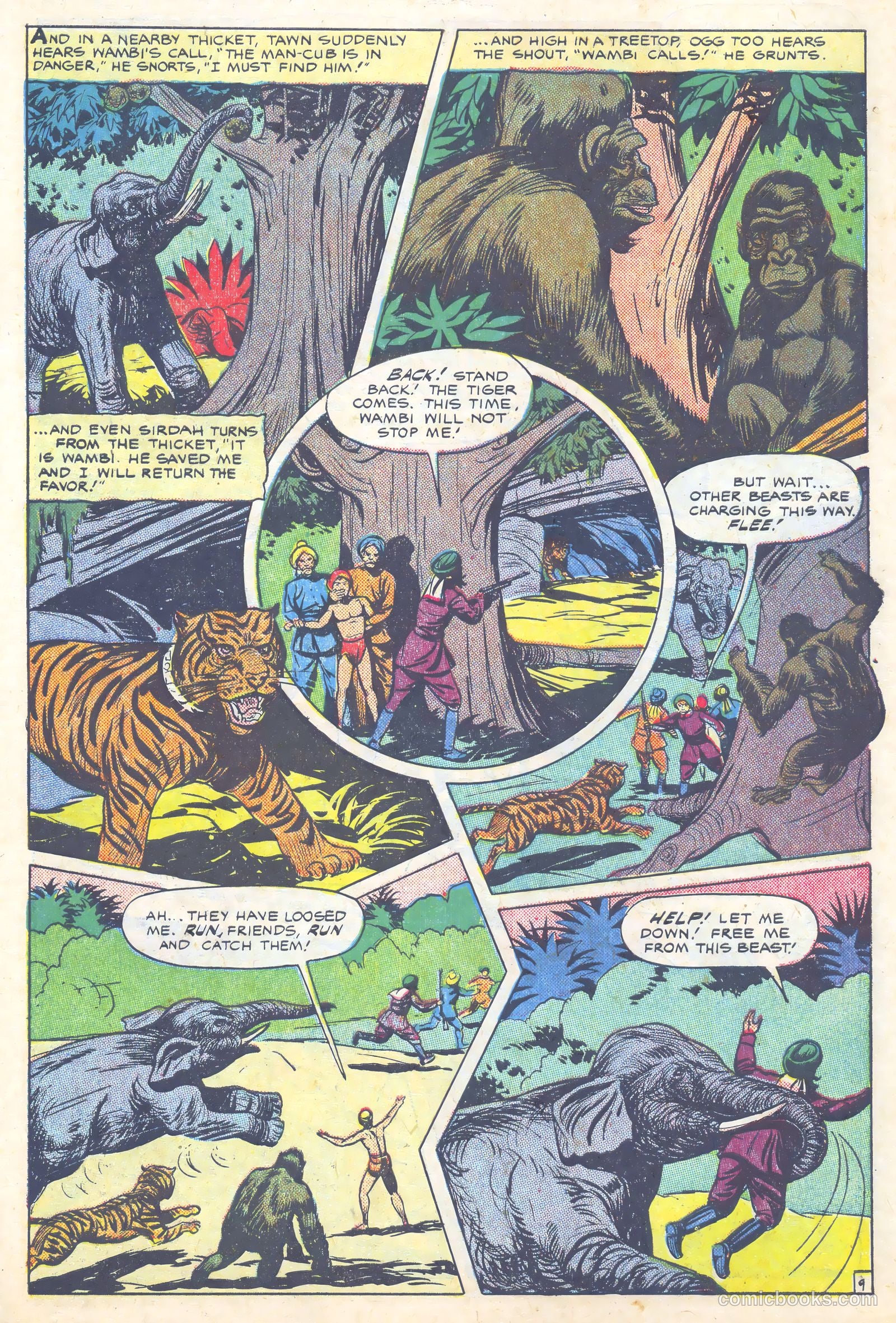 Wambi, Jungle Boy #10 (1950) — page 31 of 36