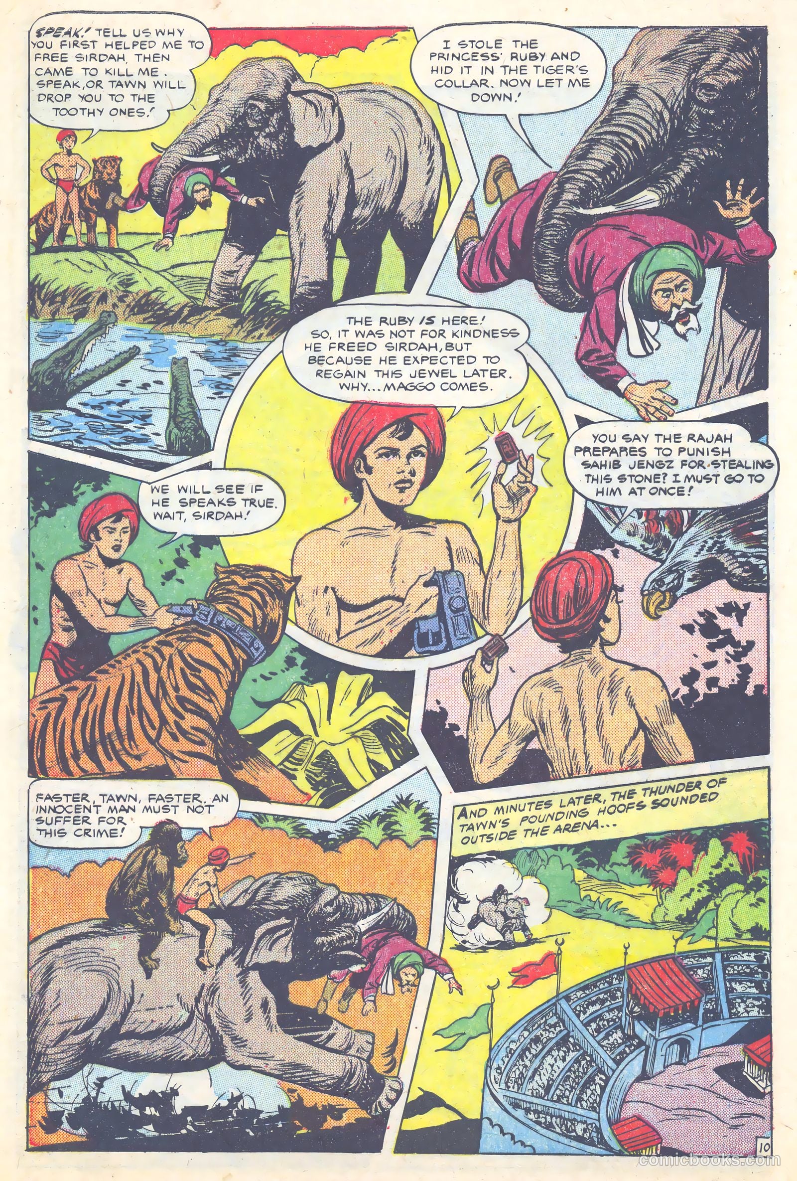 Wambi, Jungle Boy #10 (1950) — page 32 of 36