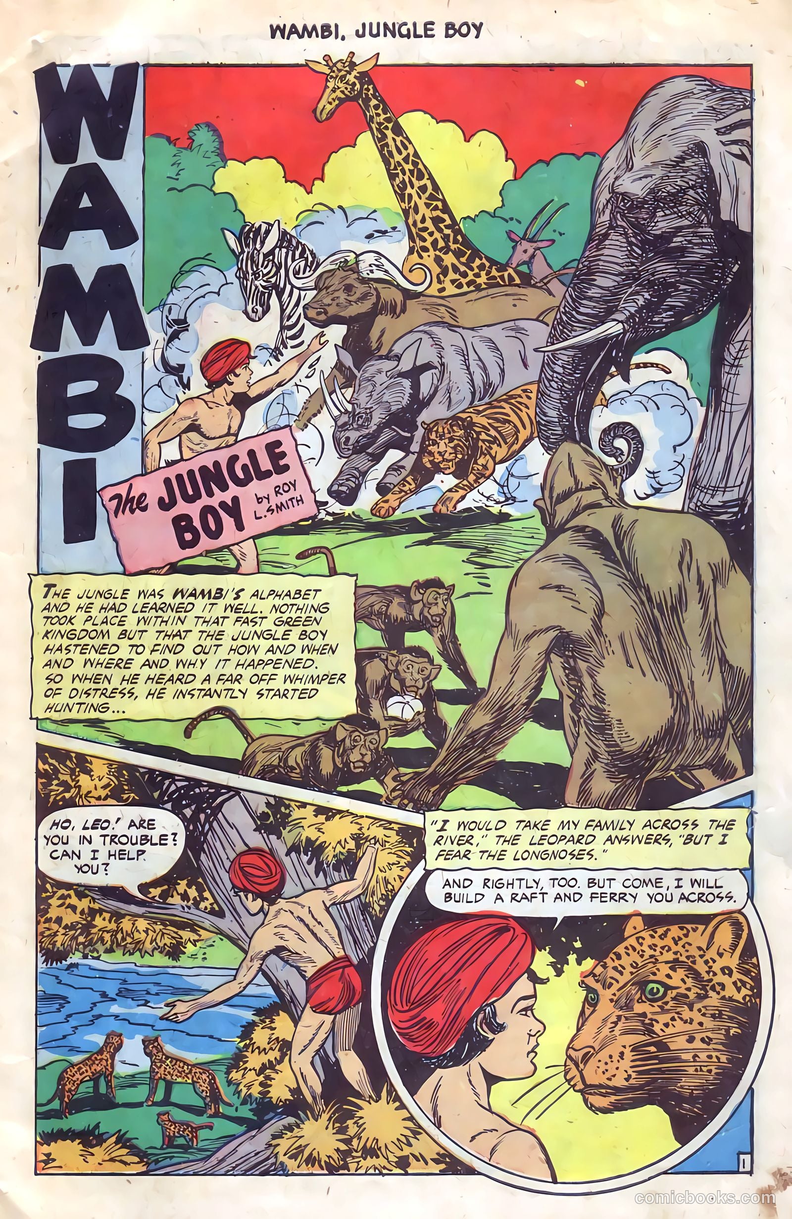 Wambi, Jungle Boy #11 (1951) — page 3 of 36