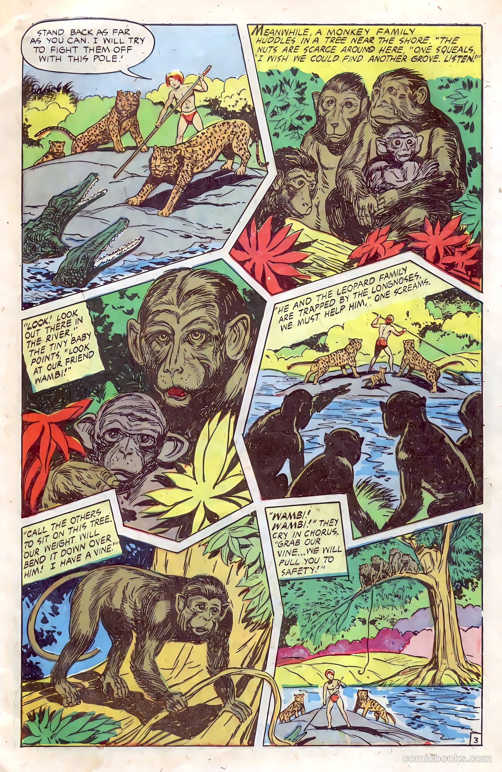 Wambi, Jungle Boy #11 (1951) — page 5 of 36
