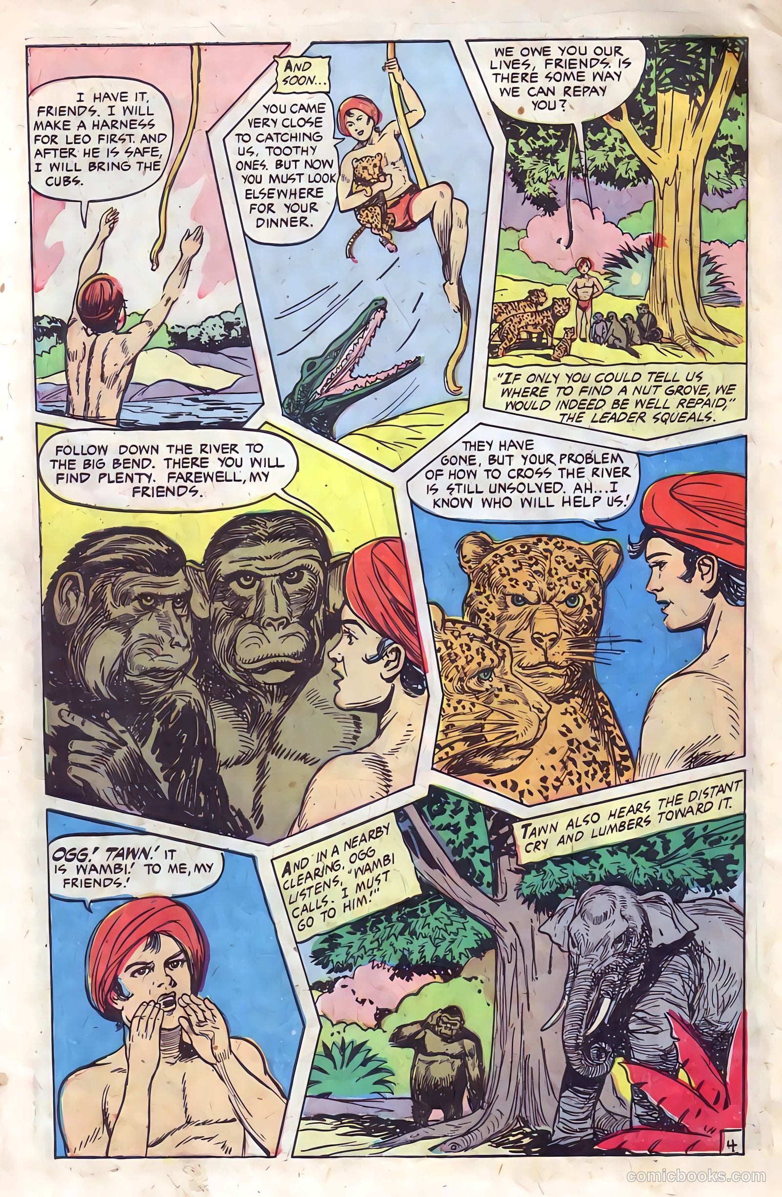 Wambi, Jungle Boy #11 (1951) — page 6 of 36