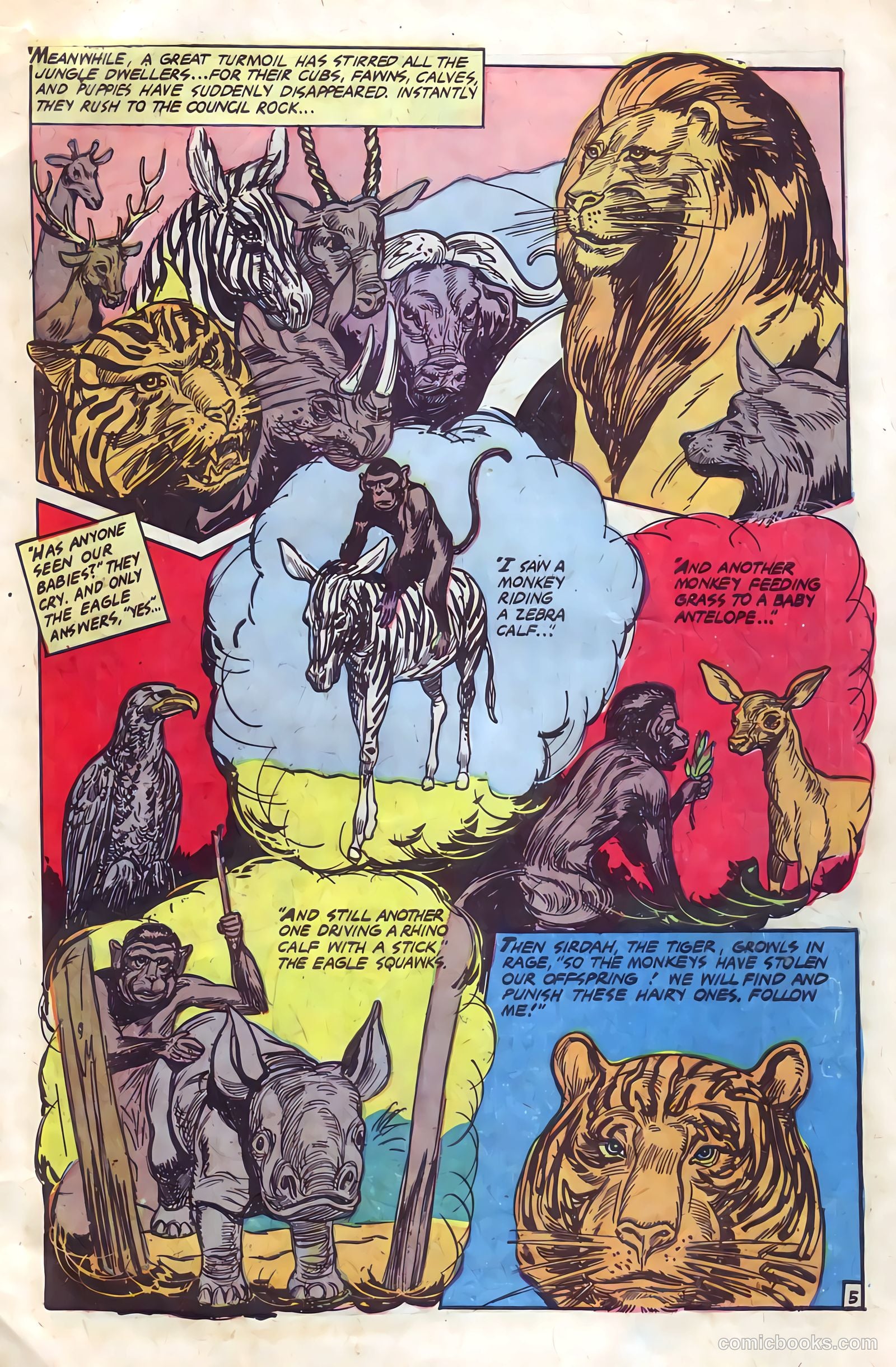 Wambi, Jungle Boy #11 (1951) — page 7 of 36