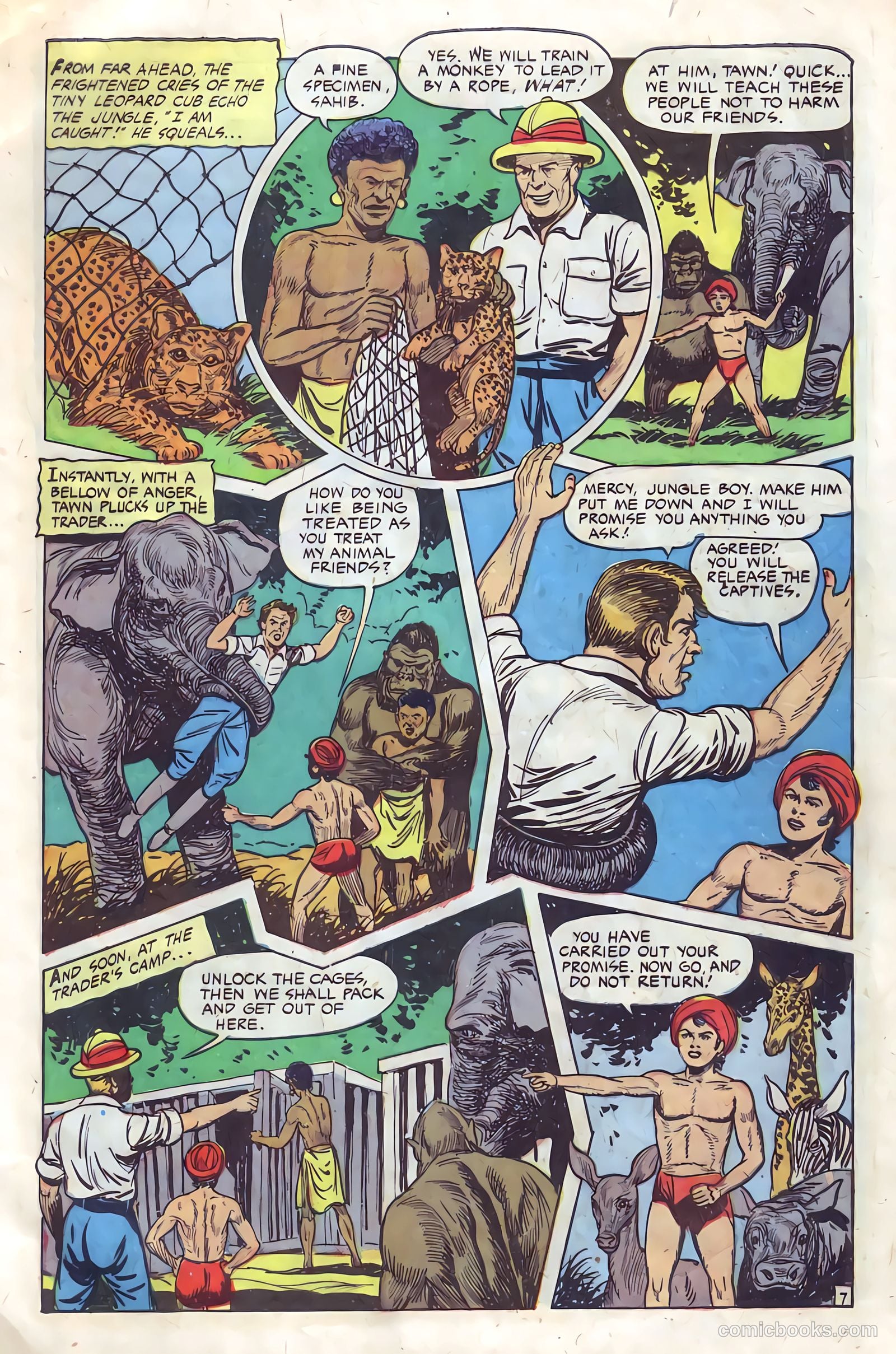 Wambi, Jungle Boy #11 (1951) — page 9 of 36