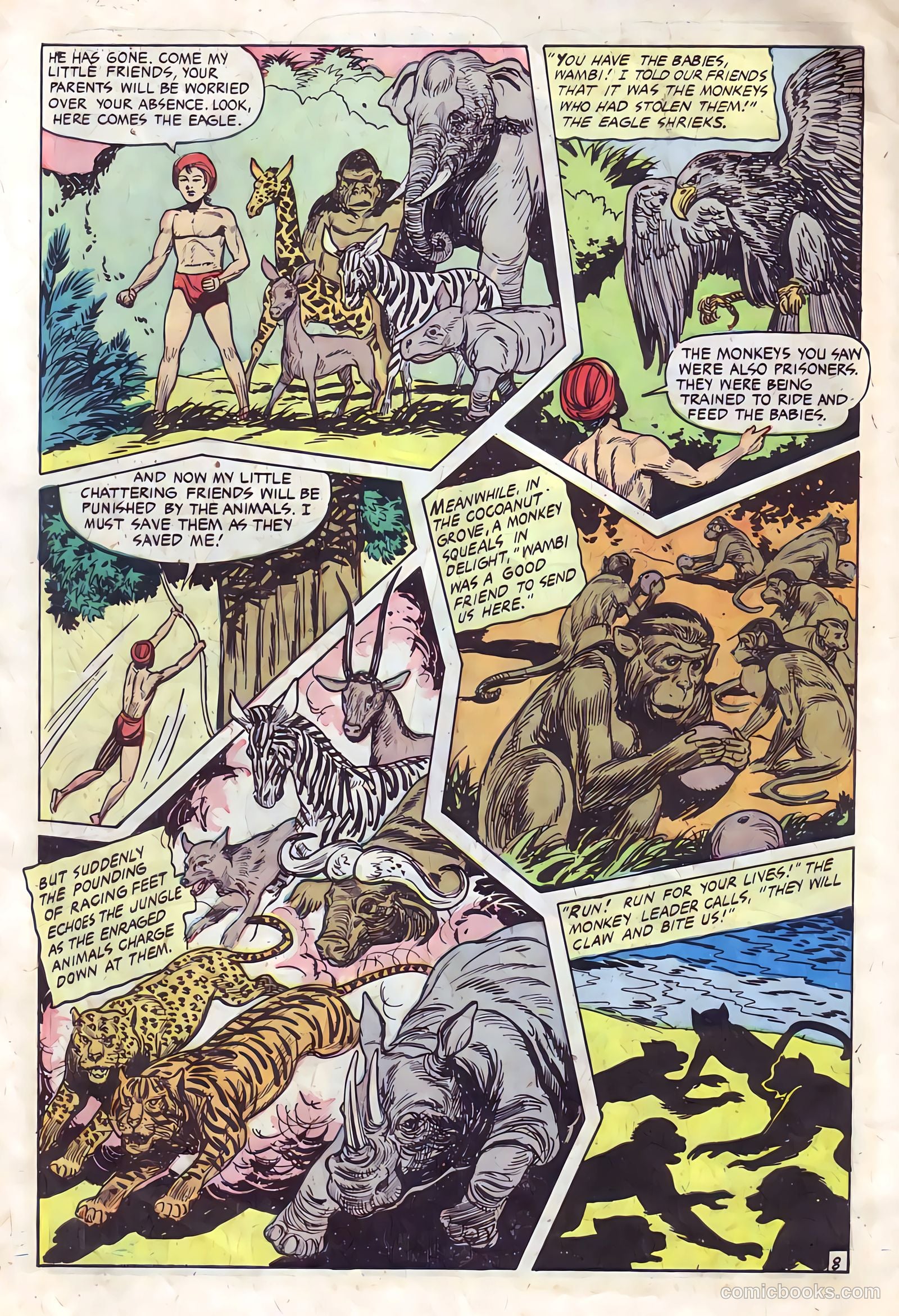 Wambi, Jungle Boy #11 (1951) — page 10 of 36