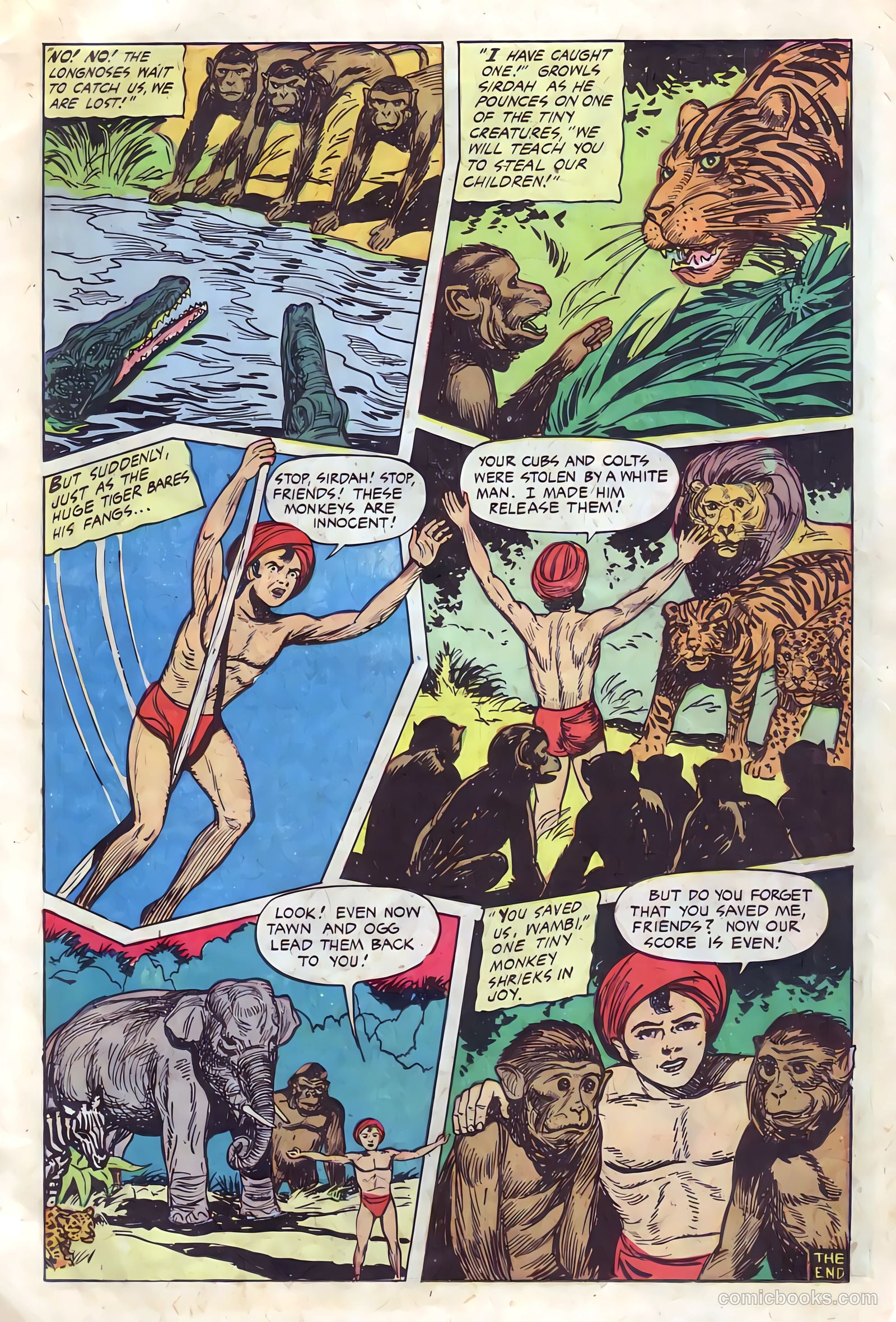 Wambi, Jungle Boy #11 (1951) — page 11 of 36