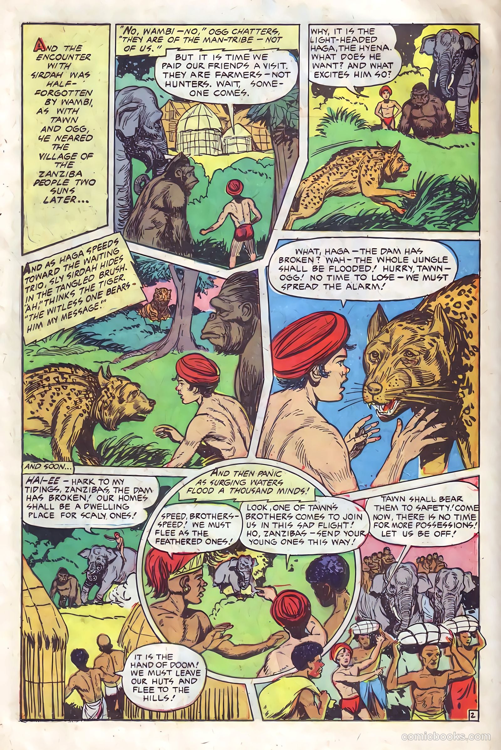 Wambi, Jungle Boy #11 (1951) — page 16 of 36