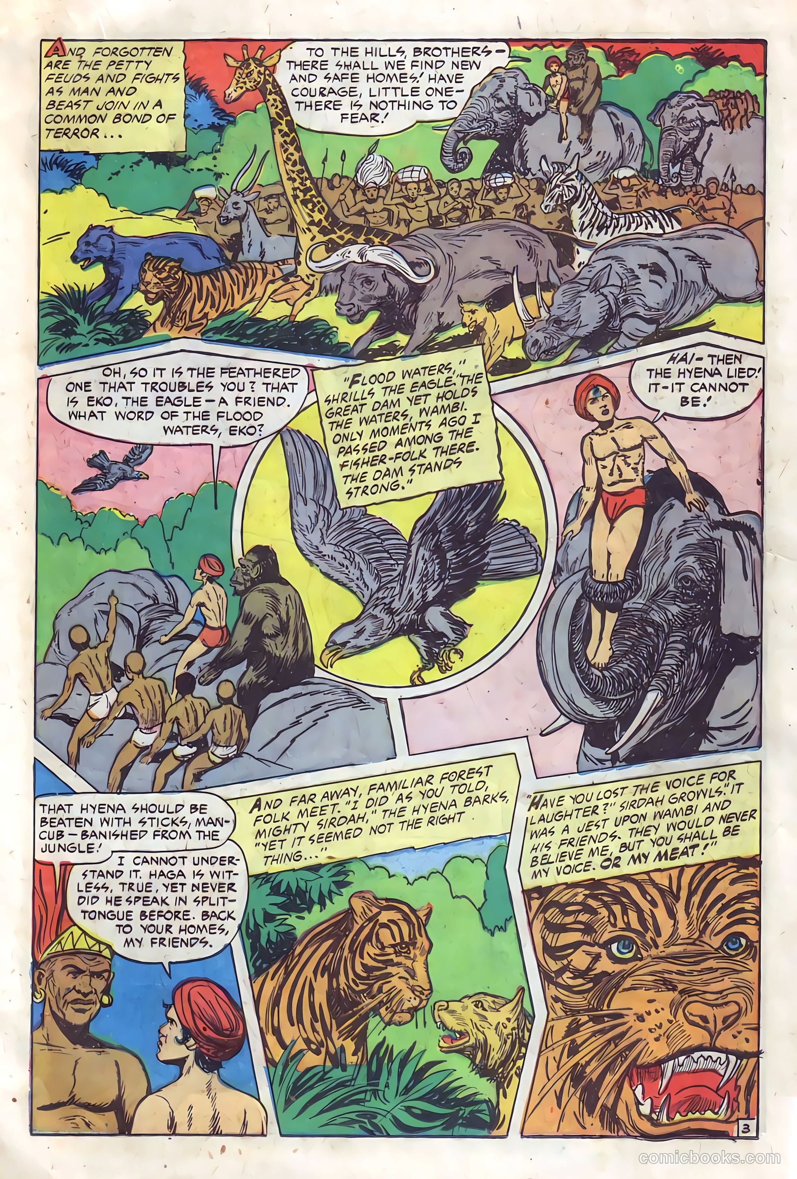 Wambi, Jungle Boy #11 (1951) — page 17 of 36