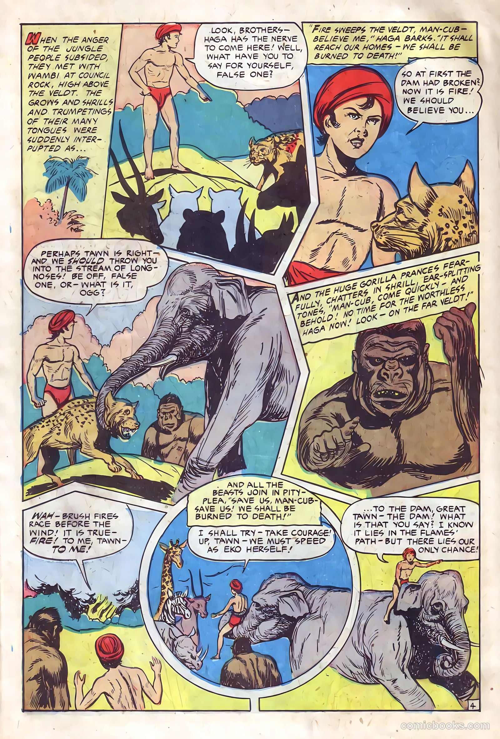 Wambi, Jungle Boy #11 (1951) — page 18 of 36