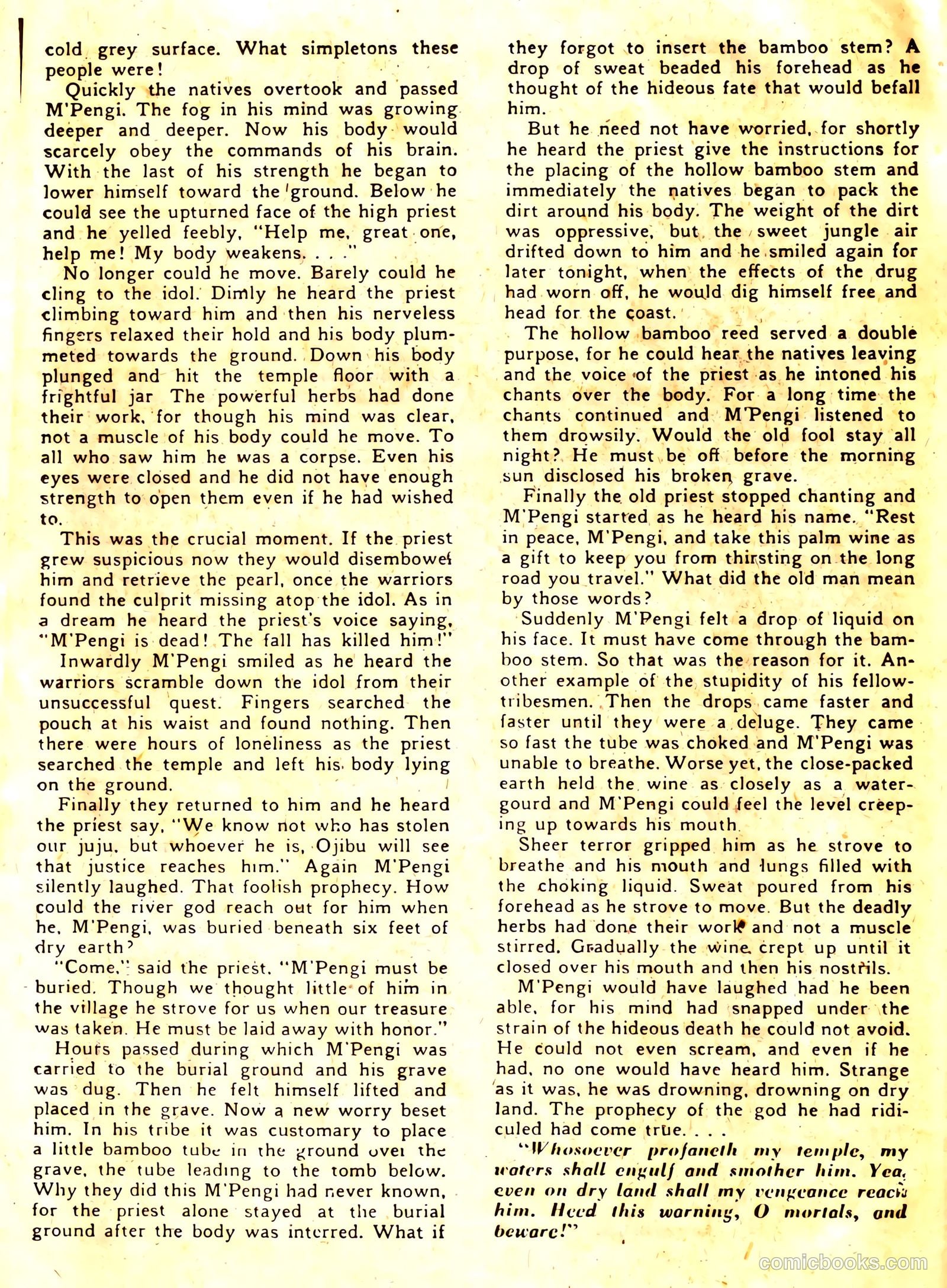 Wambi, Jungle Boy #11 (1951) — page 22 of 36