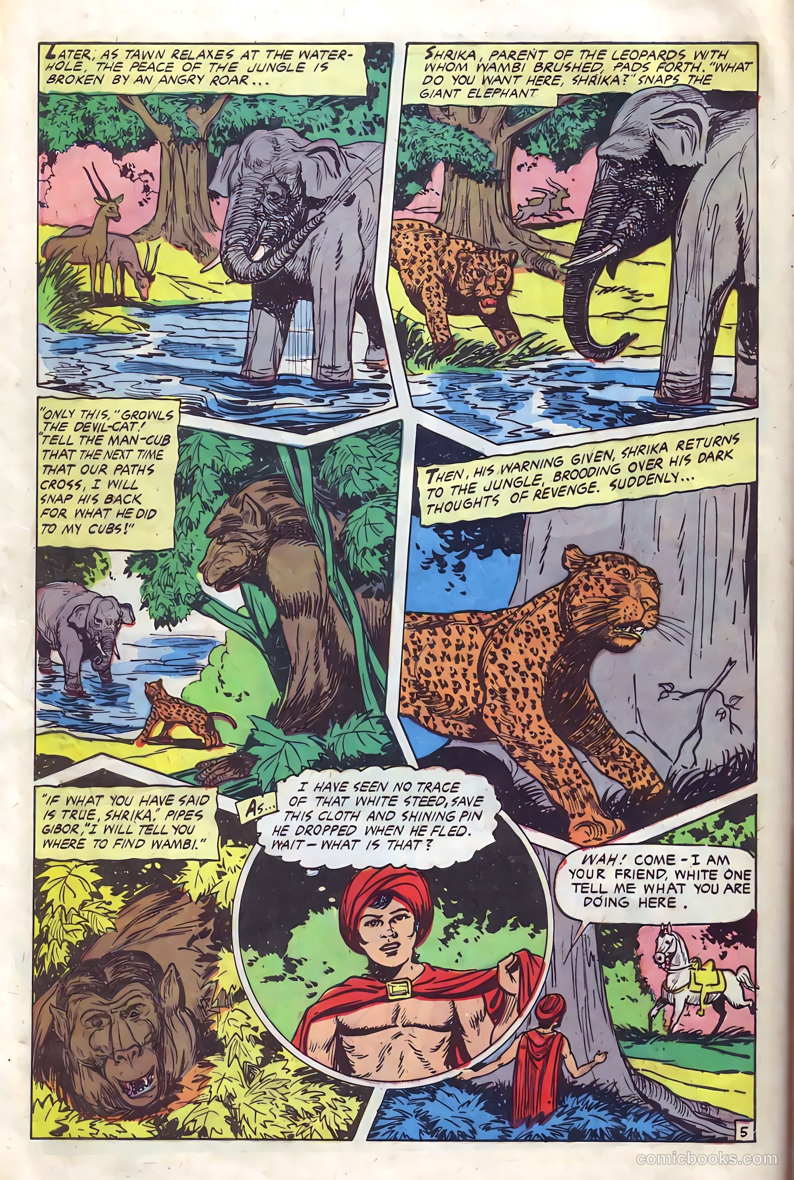 Wambi, Jungle Boy #11 (1951) — page 28 of 36