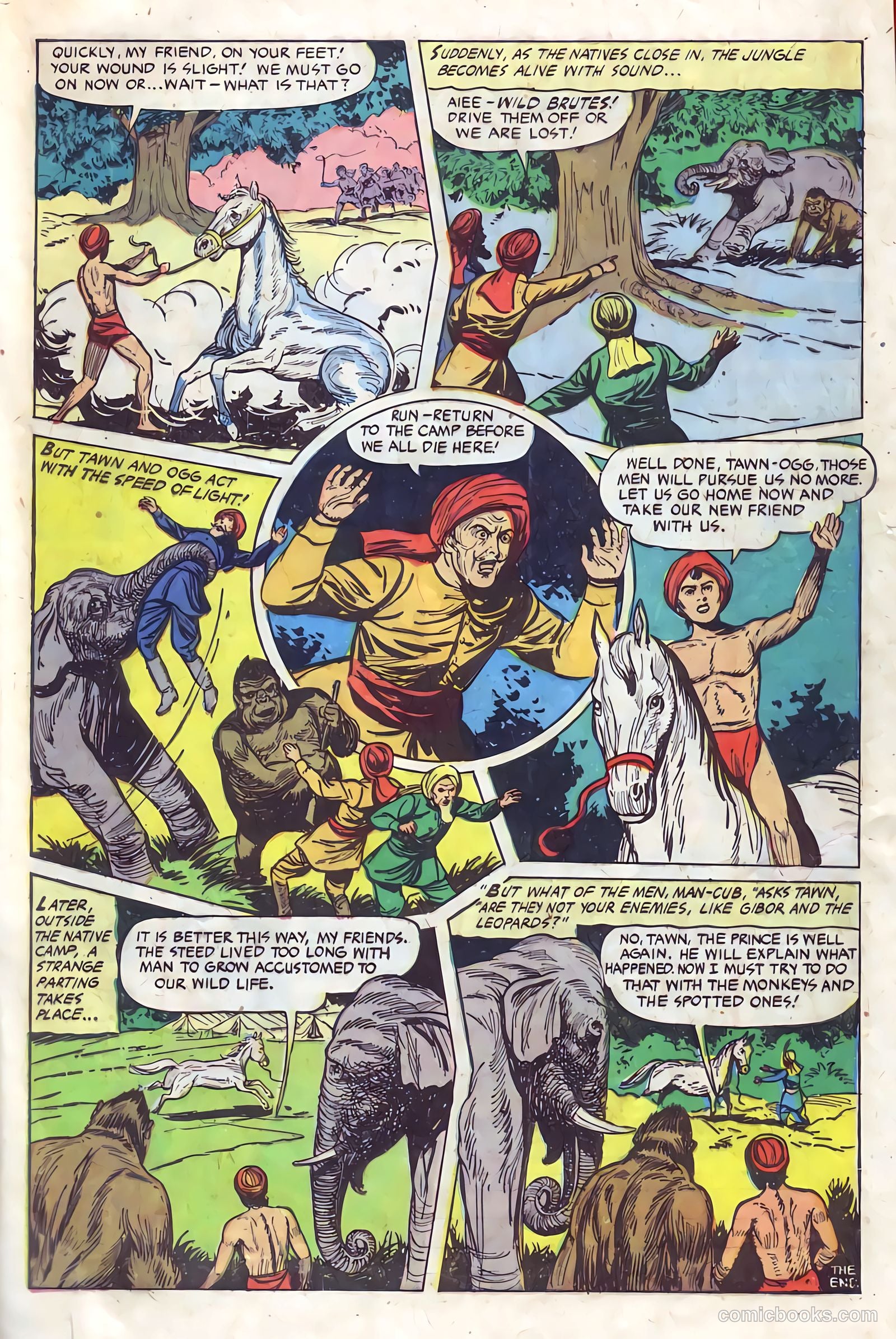 Wambi, Jungle Boy #11 (1951) — page 33 of 36