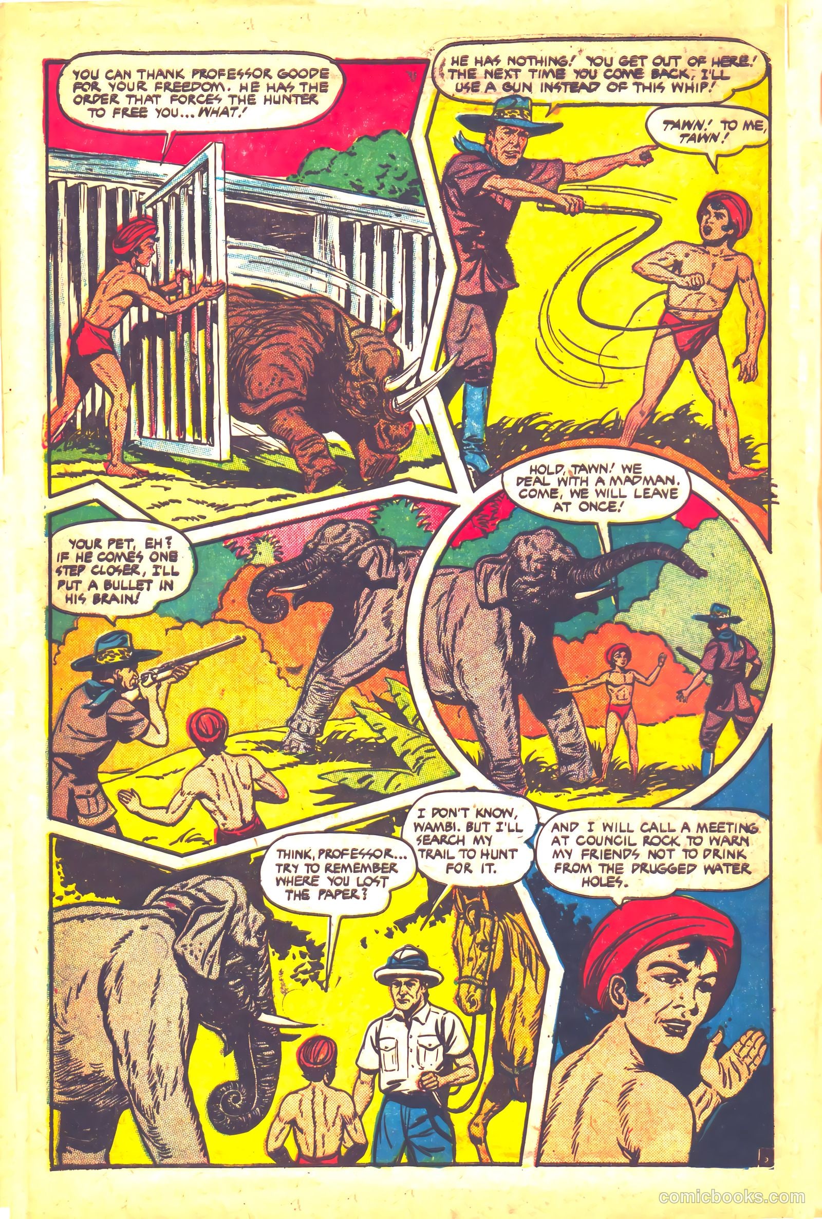 Wambi, Jungle Boy #12 (1951) — page 8 of 36
