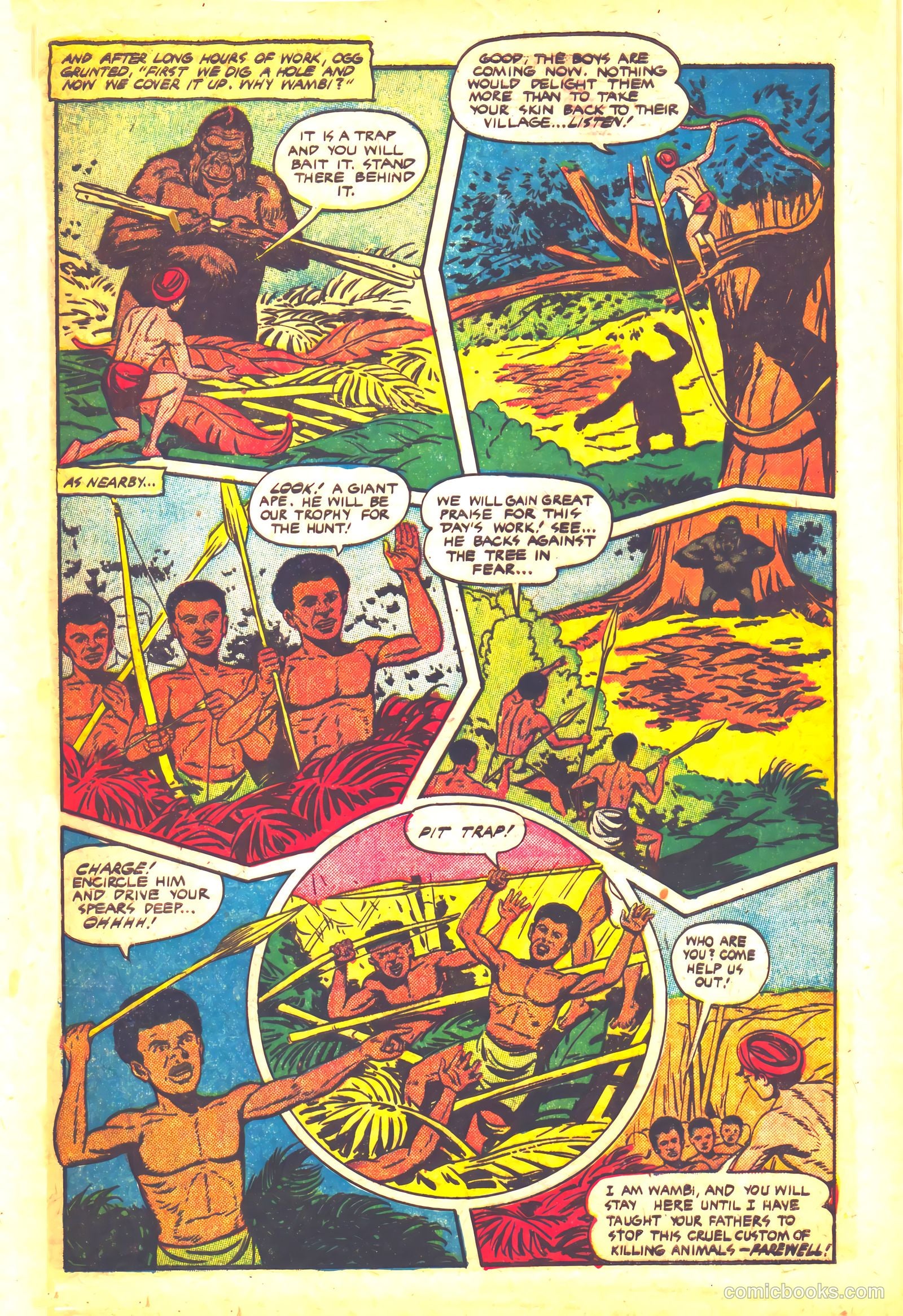 Wambi, Jungle Boy #12 (1951) — page 29 of 36