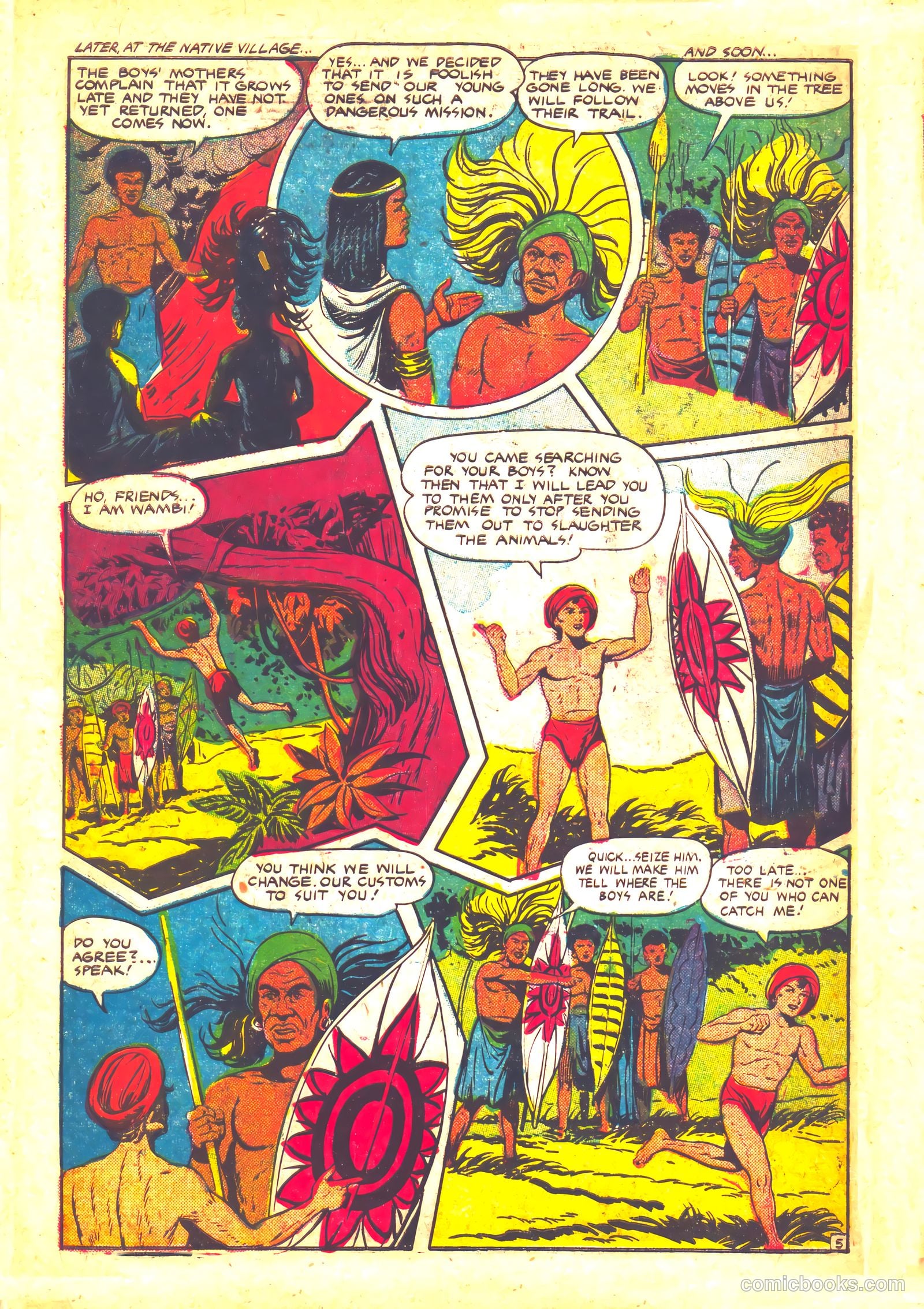 Wambi, Jungle Boy #12 (1951) — page 30 of 36