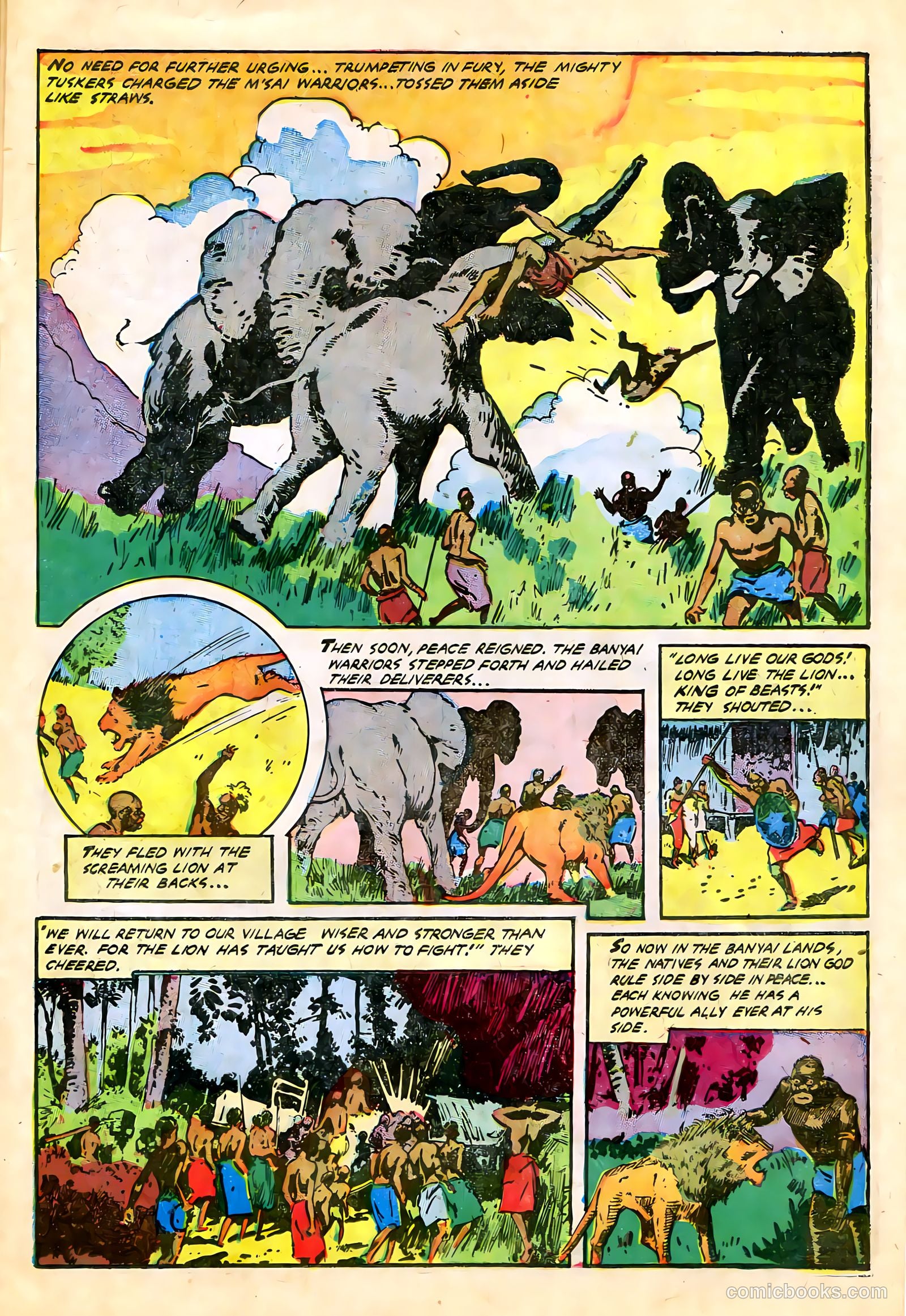 Wambi, Jungle Boy #13 (1951) — page 23 of 36