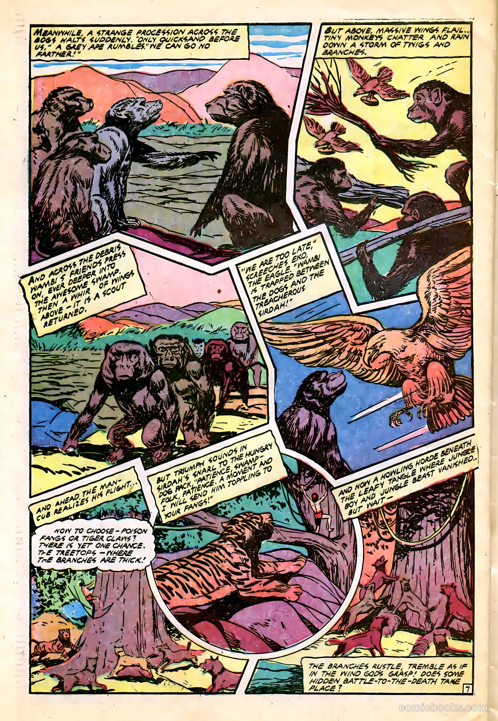 Wambi, Jungle Boy #13 (1951) — page 32 of 36