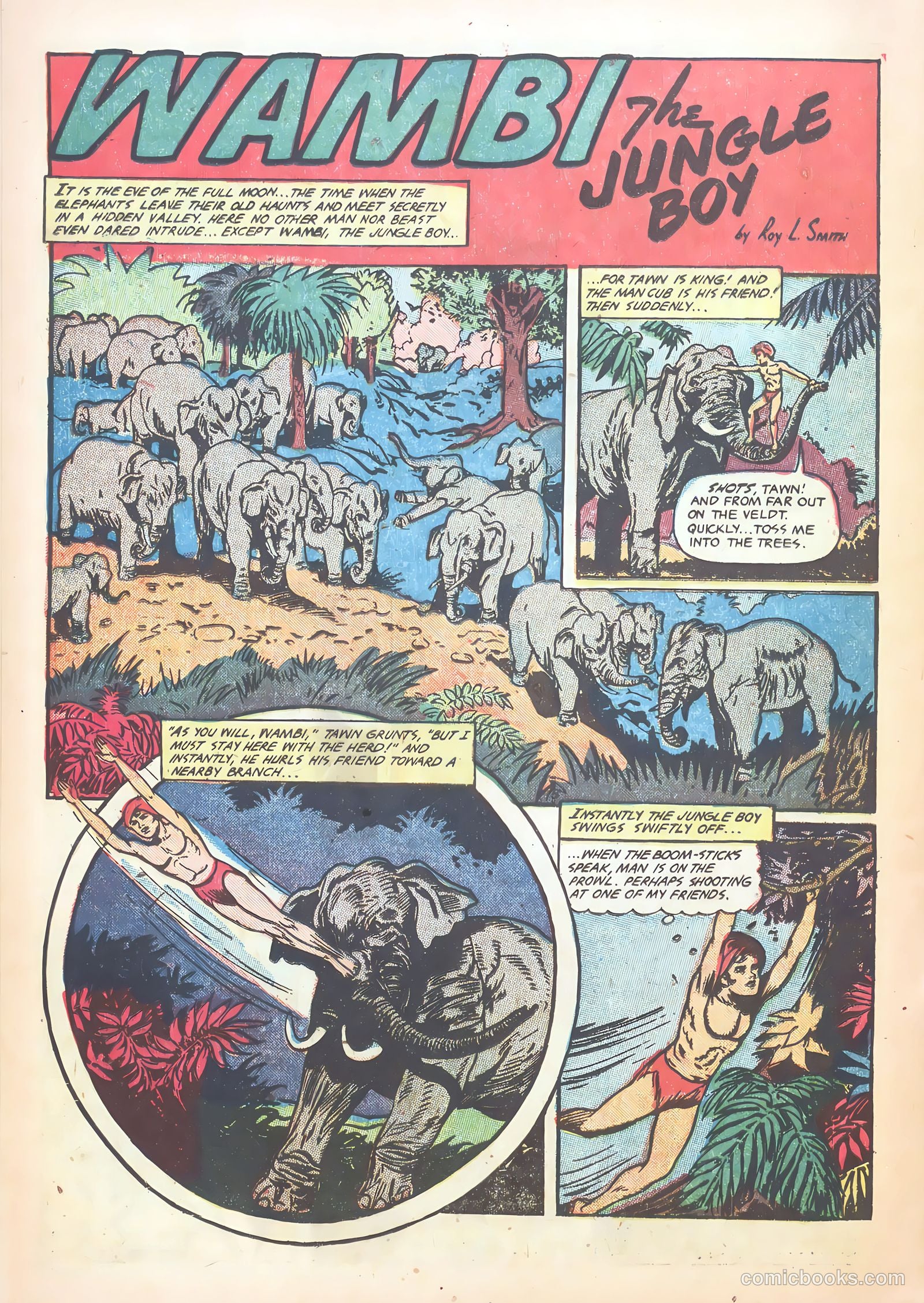 Wambi, Jungle Boy #15 (1952) — page 20 of 36